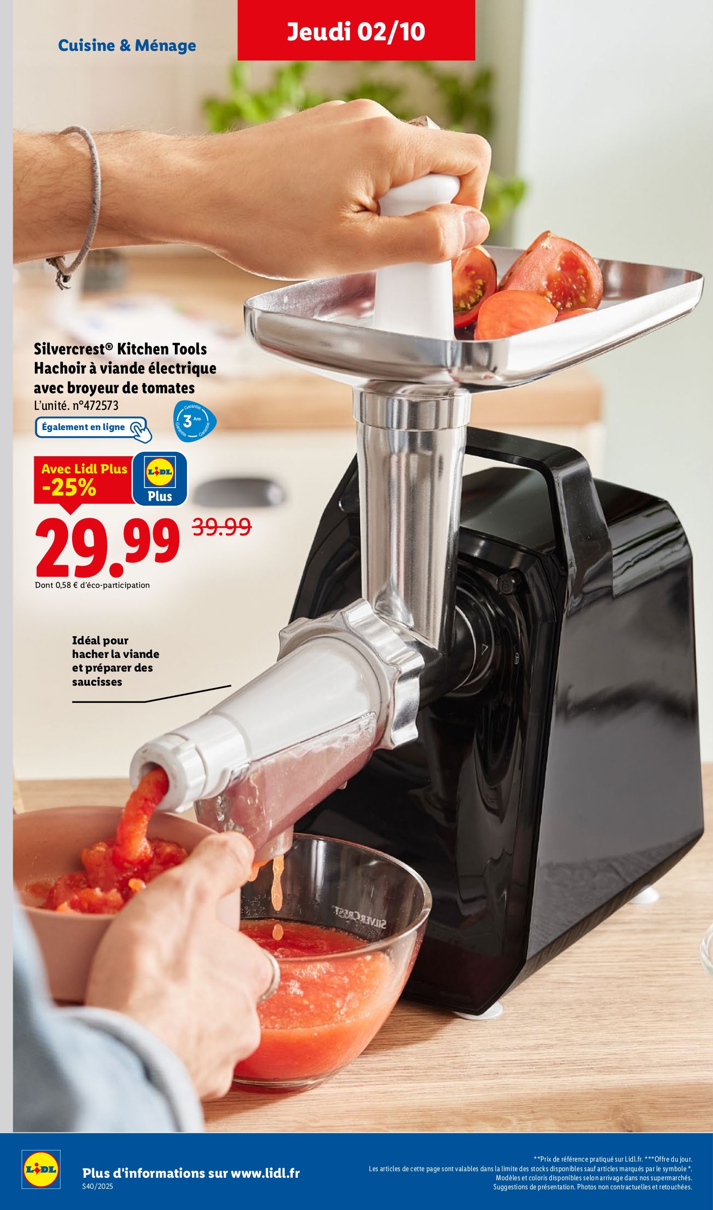 lidl - Catalogue Lidl - Les bonnes affaires de la semaine valable du 29/09 au 02/10 - page: 26