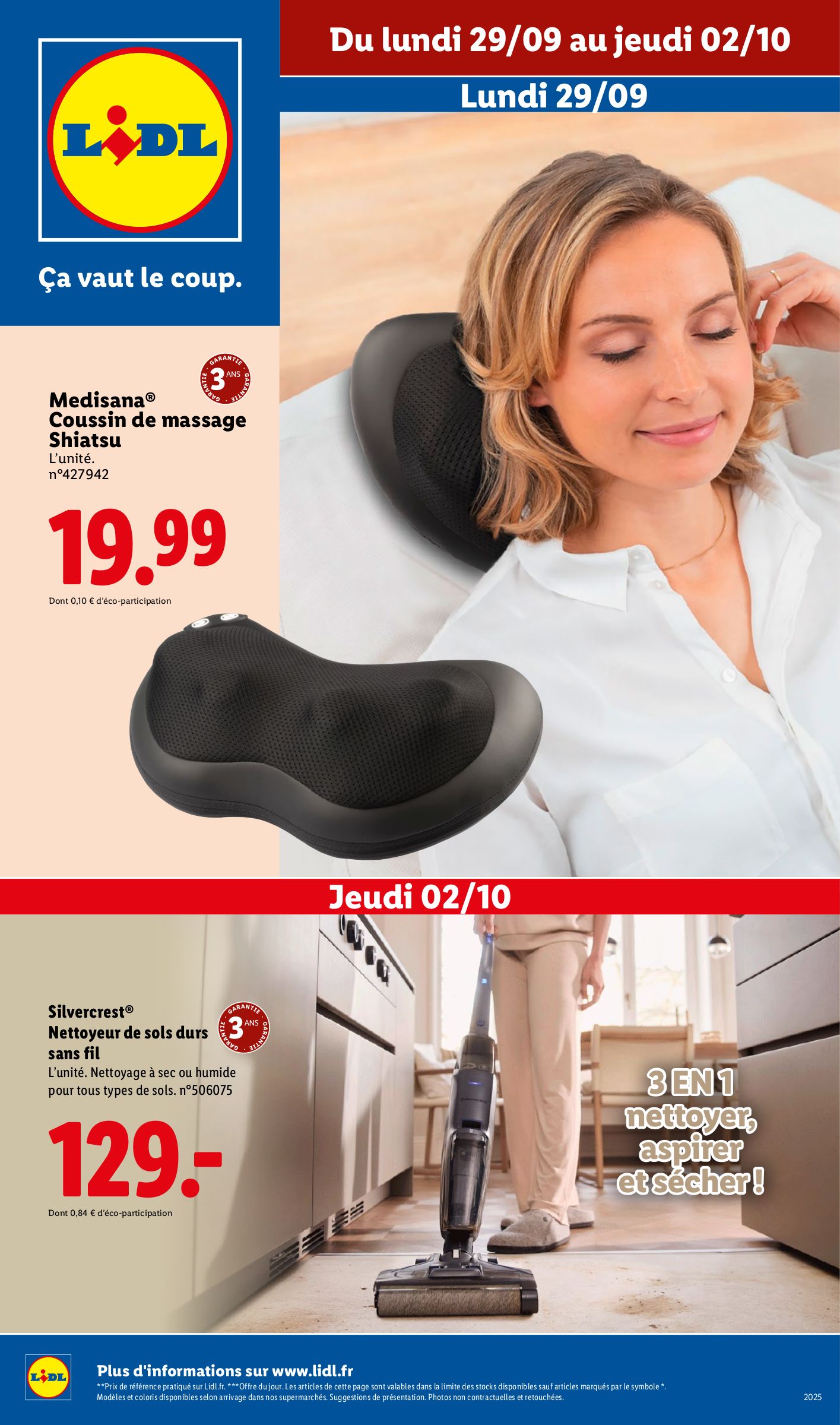 lidl - Catalogue Lidl - Les bonnes affaires de la semaine valable du 29/09 au 02/10