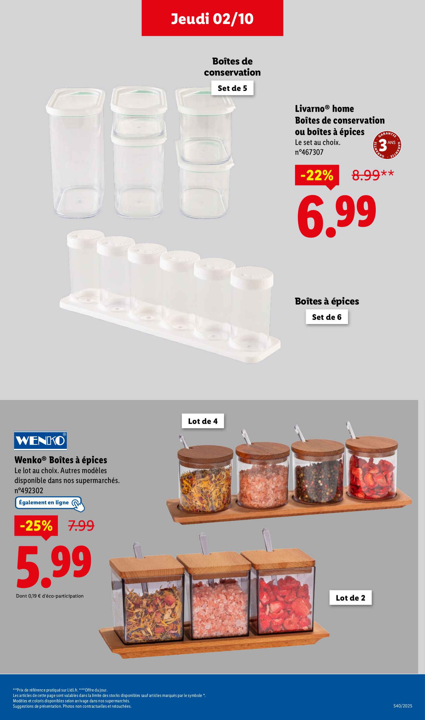 lidl - Catalogue Lidl - Les bonnes affaires de la semaine valable du 29/09 au 02/10 - page: 25