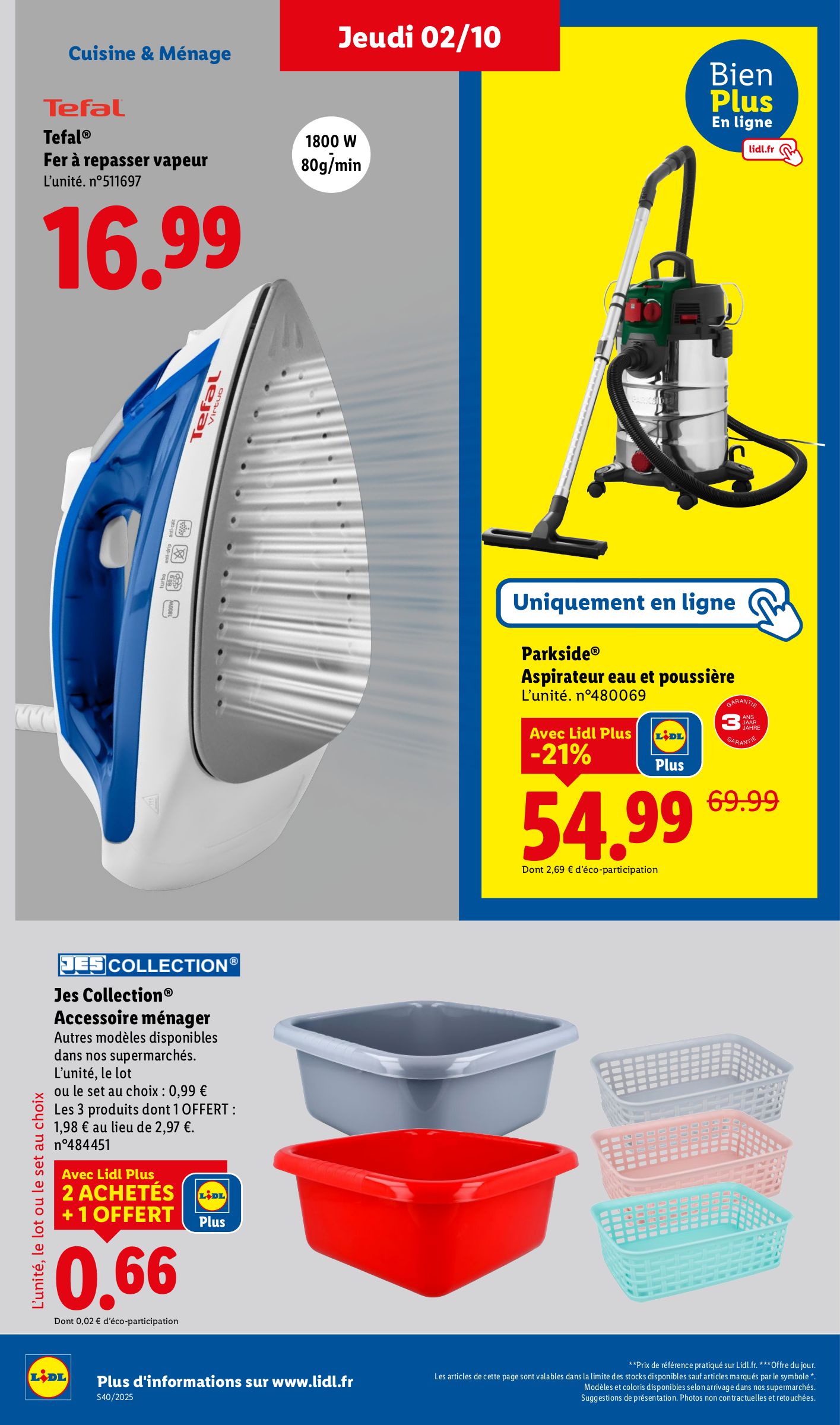 lidl - Catalogue Lidl - Les bonnes affaires de la semaine valable du 02/10 au 06/10 - page: 16