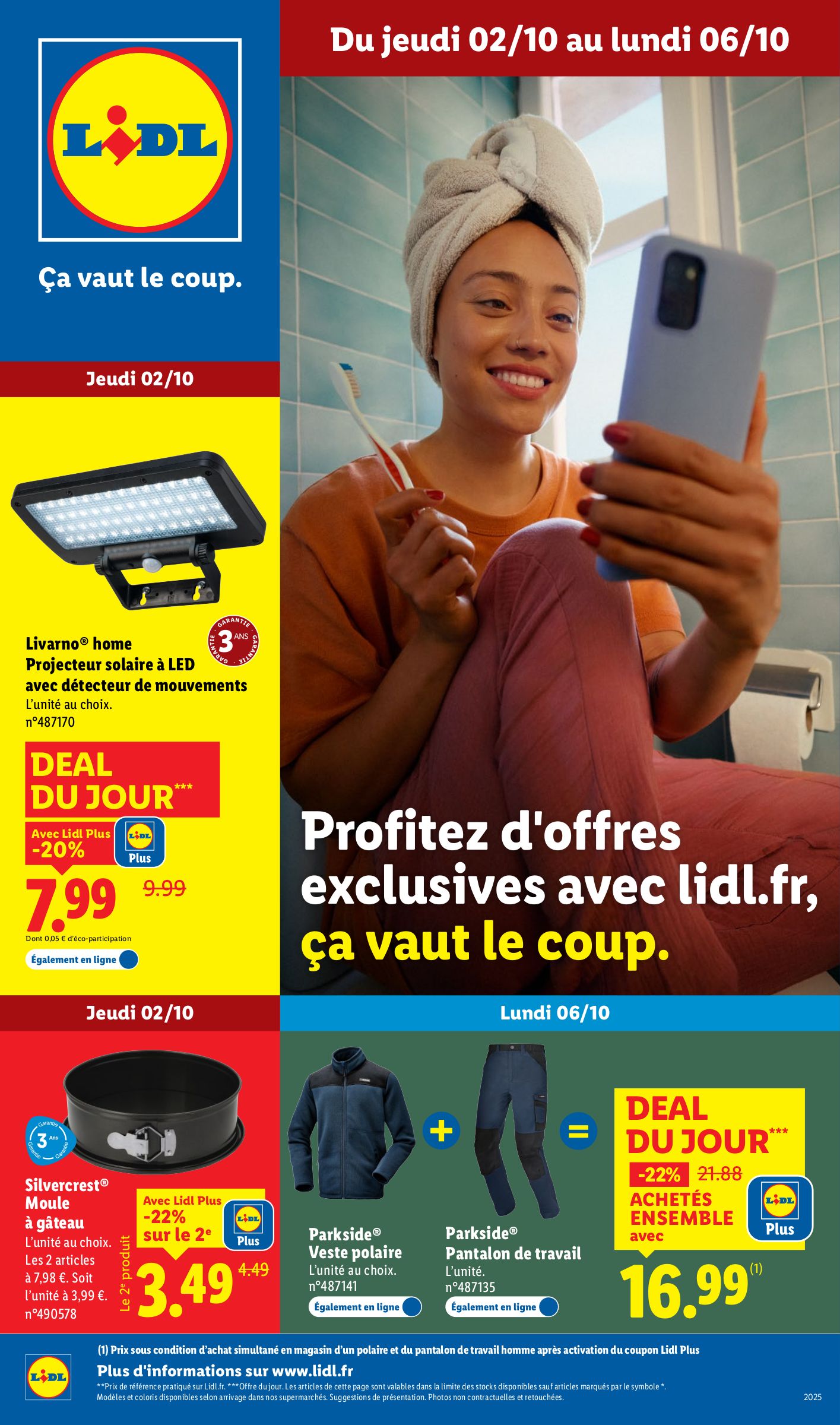 lidl - Catalogue Lidl - Les bonnes affaires de la semaine valable du 02/10 au 06/10