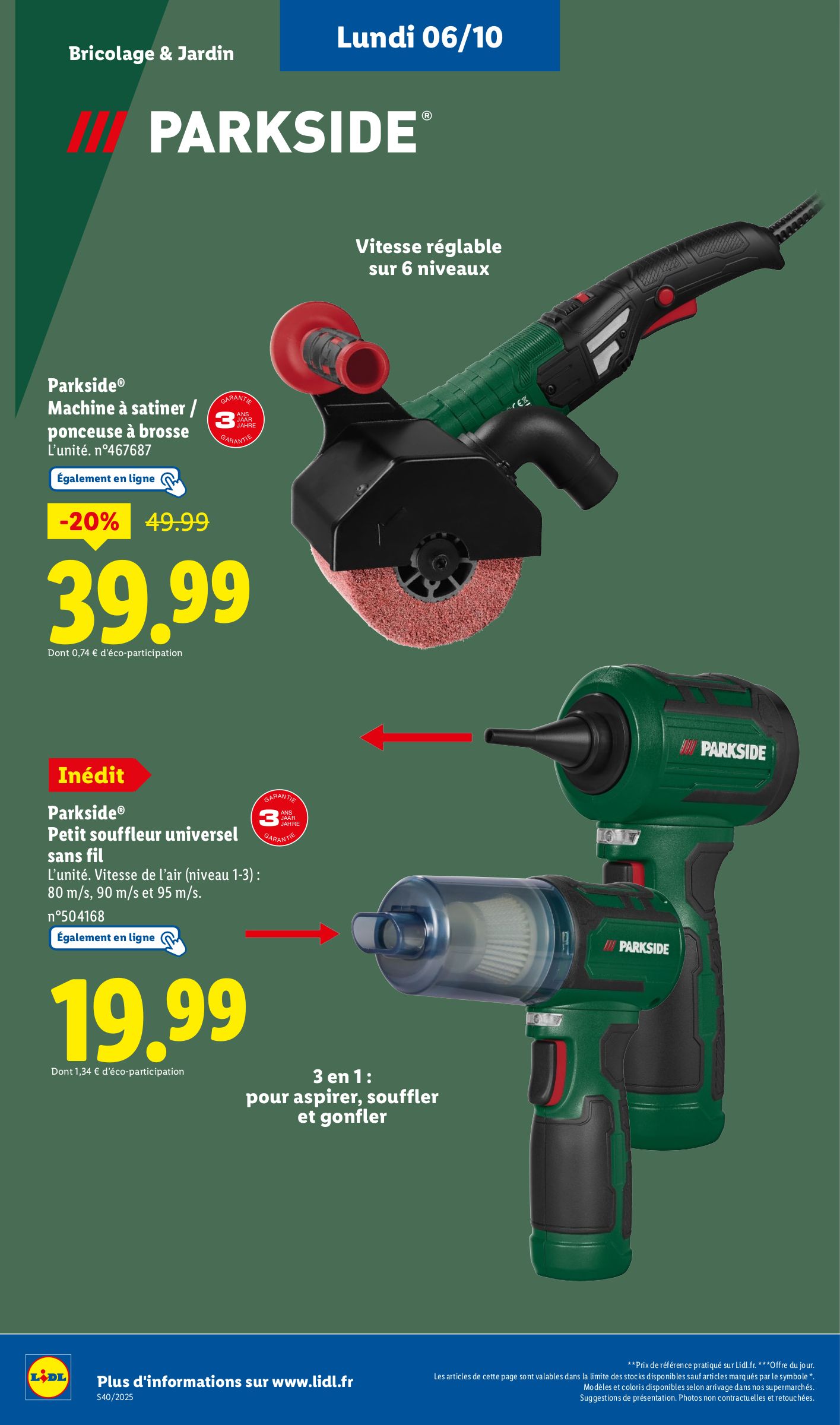 lidl - Catalogue Lidl - Les bonnes affaires de la semaine valable du 02/10 au 06/10 - page: 32