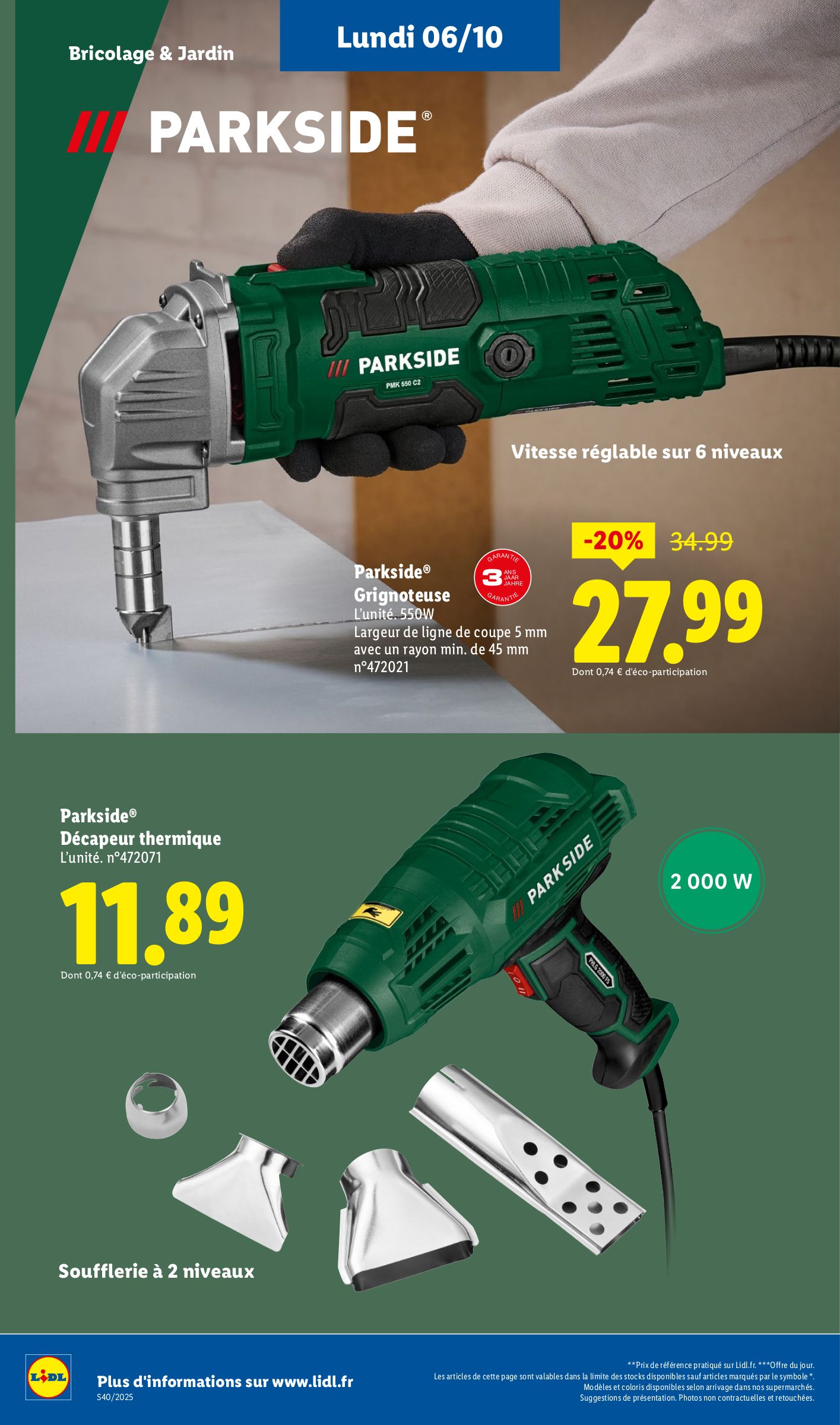 lidl - Catalogue Lidl - Les bonnes affaires de la semaine valable du 02/10 au 06/10 - page: 34