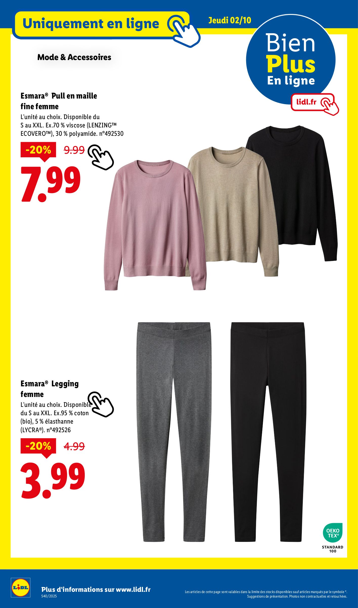 lidl - Catalogue Lidl - Les bonnes affaires de la semaine valable du 02/10 au 06/10 - page: 4