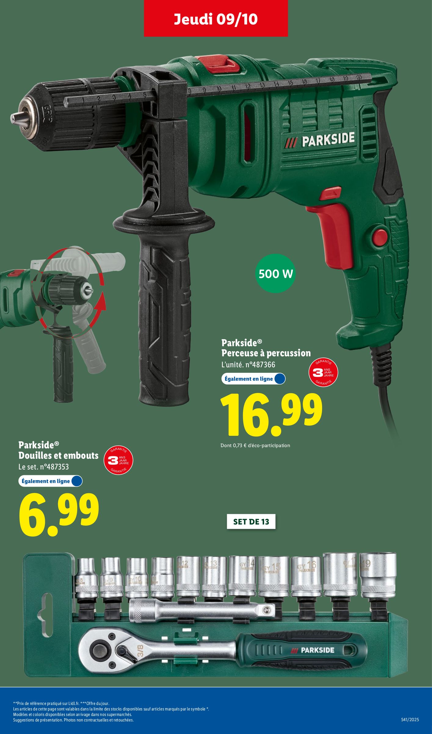 lidl - Catalogue Lidl - Les bonnes affaires de la semaine valable du 06/10 au 09/10 - page: 43