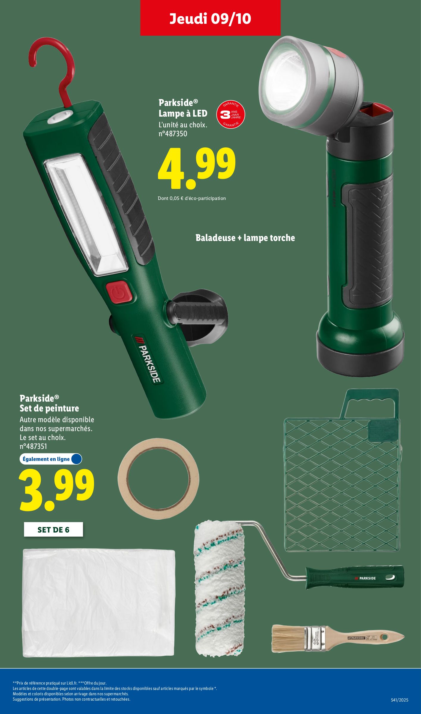 lidl - Catalogue Lidl - Les bonnes affaires de la semaine valable du 06/10 au 09/10 - page: 41