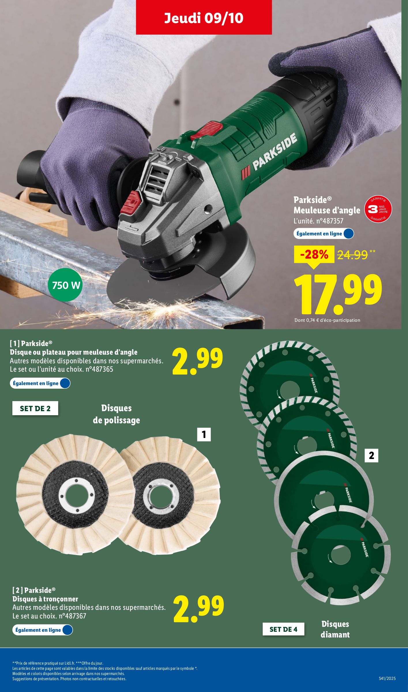 lidl - Catalogue Lidl - Les bonnes affaires de la semaine valable du 06/10 au 09/10 - page: 45