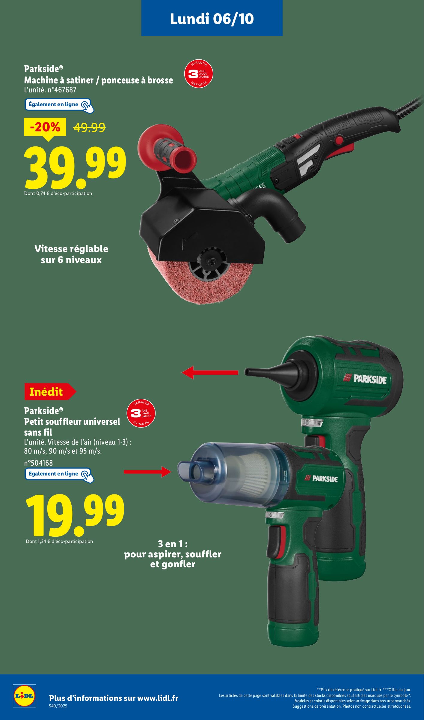 lidl - Catalogue Lidl - Les bonnes affaires de la semaine valable du 06/10 au 09/10 - page: 10