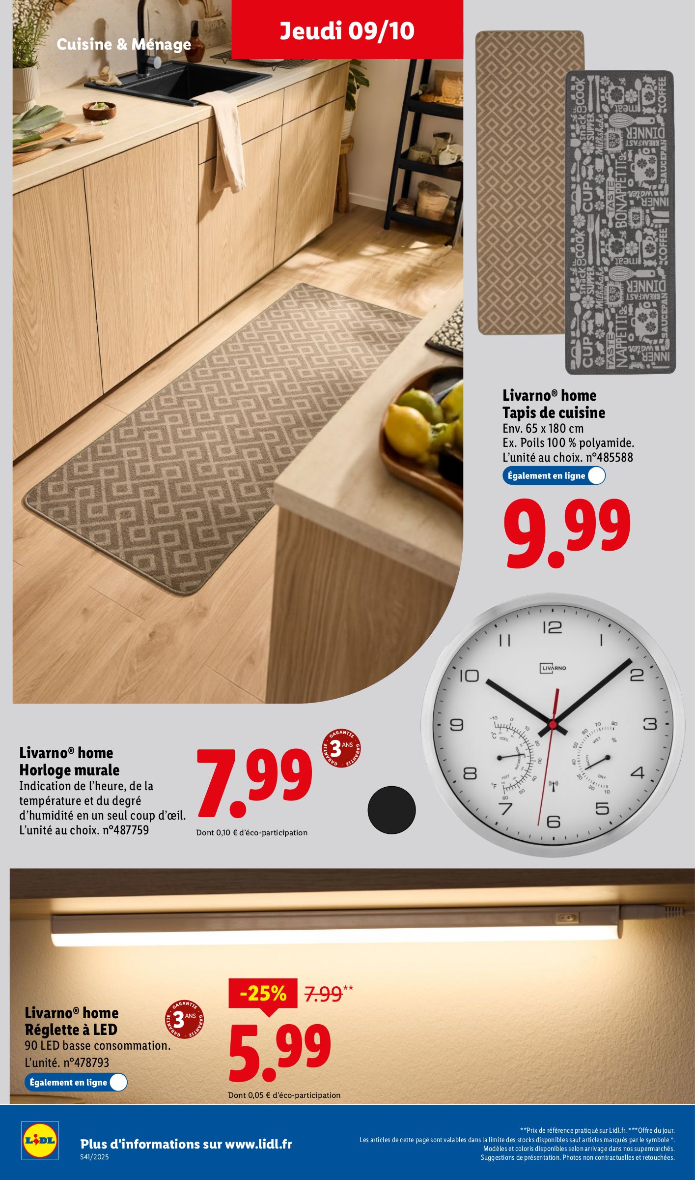 lidl - Catalogue Lidl - Les bonnes affaires de la semaine valable du 06/10 au 09/10 - page: 36