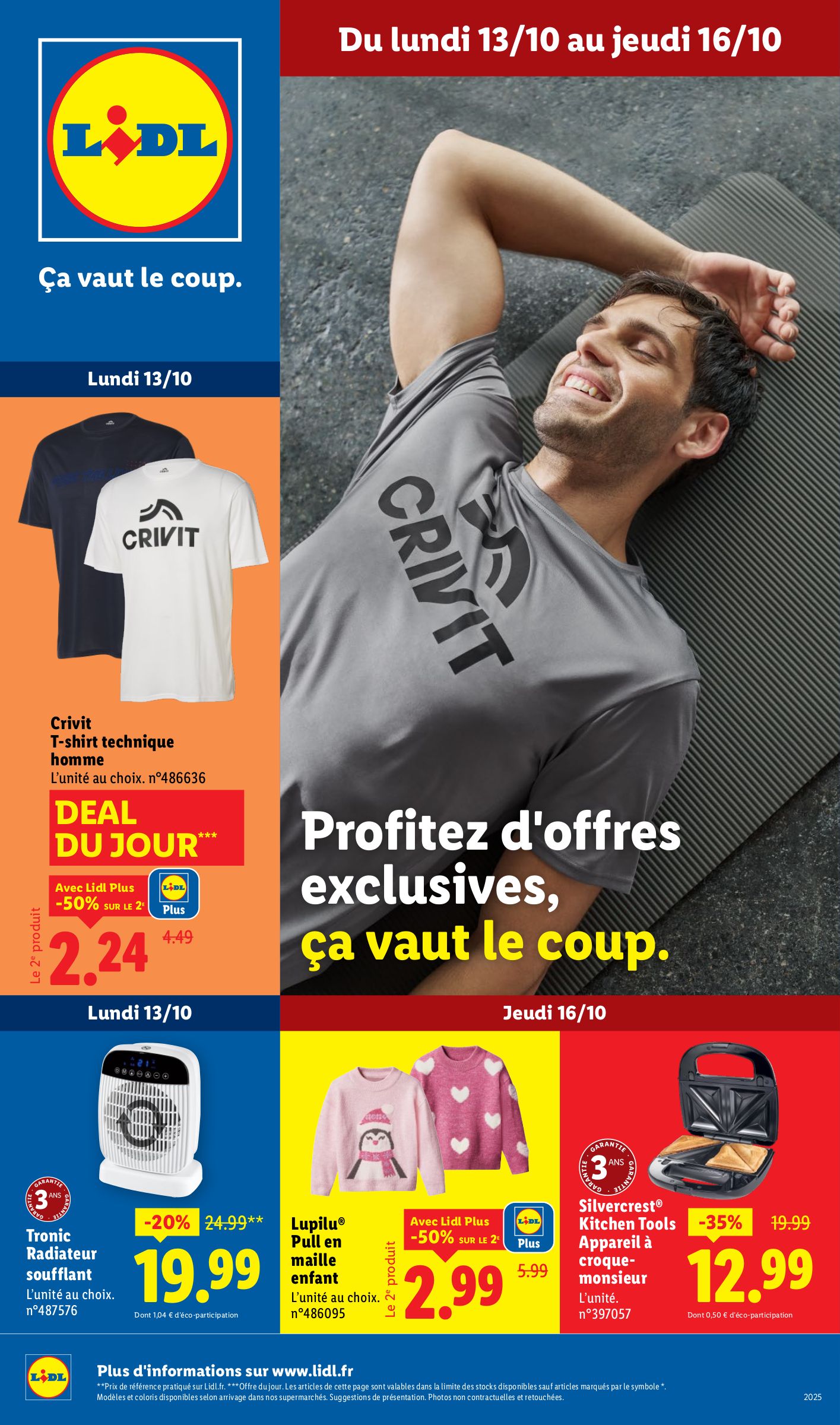 lidl - Catalogue Lidl - Les bonnes affaires de la semaine valable du 13/10 au 16/10