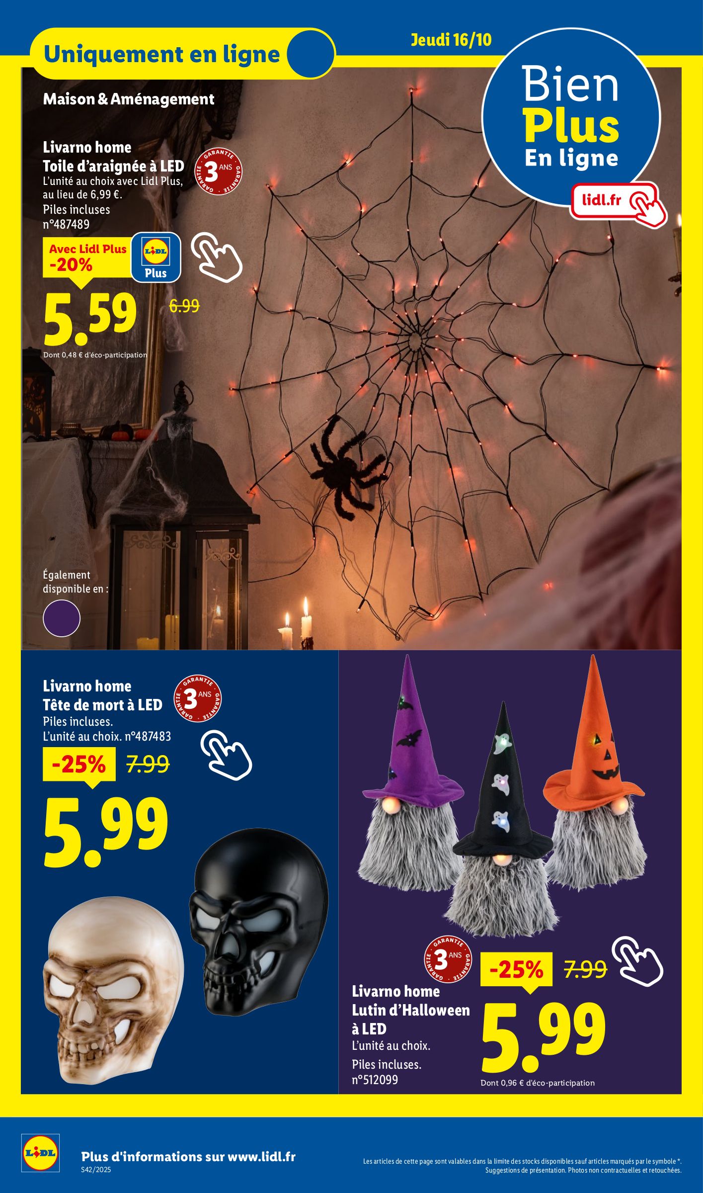 lidl - Catalogue Lidl - Les bonnes affaires Exclu Web valable du 13/10 au 16/10 - page: 13