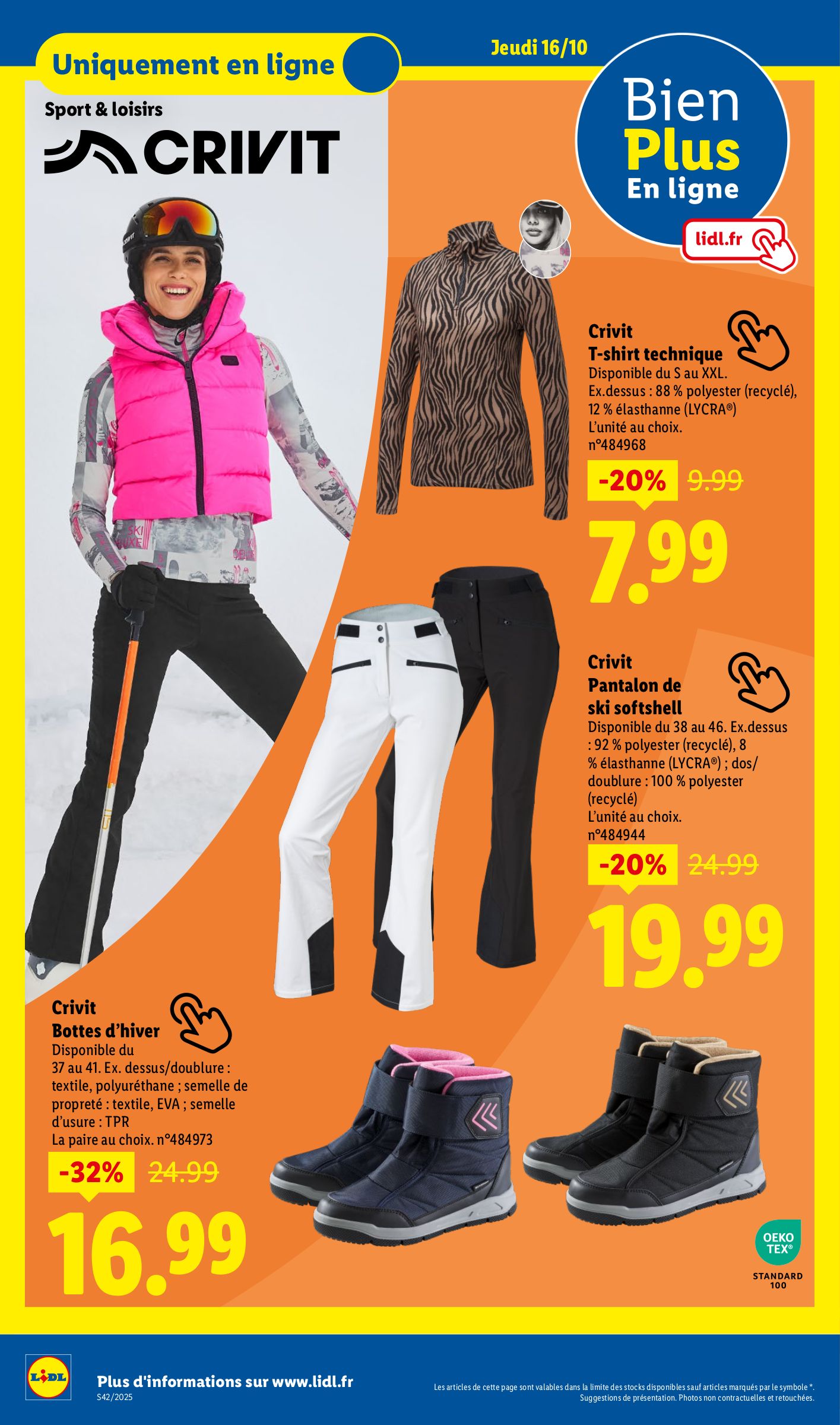 lidl - Catalogue Lidl - Les bonnes affaires Exclu Web valable du 13/10 au 16/10 - page: 7