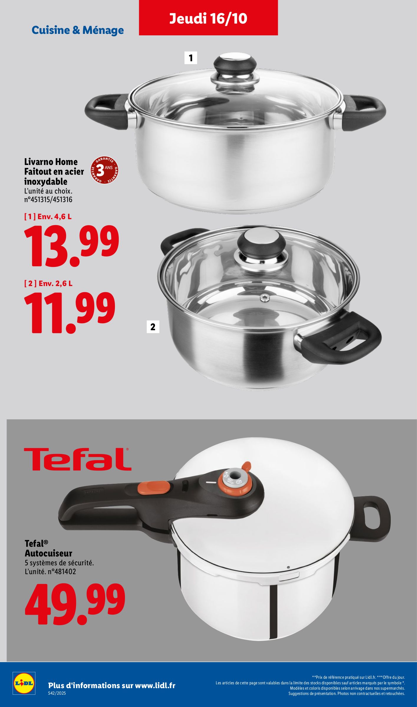 lidl - Catalogue Lidl - Les bonnes affaires de la semaine valable du 16/10 au 20/10 - page: 18 lidl - Catalogue Lidl - Les bonnes affaires de la semaine valable du 16/10 au 20/10 - page: 18
