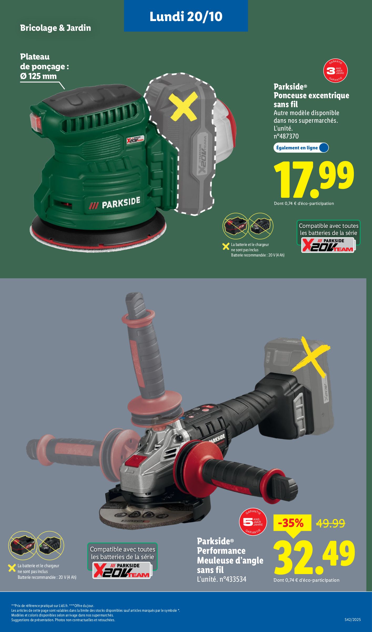 lidl - Catalogue Lidl - Les bonnes affaires de la semaine valable du 16/10 au 20/10 - page: 23 lidl - Catalogue Lidl - Les bonnes affaires de la semaine valable du 16/10 au 20/10 - page: 23
