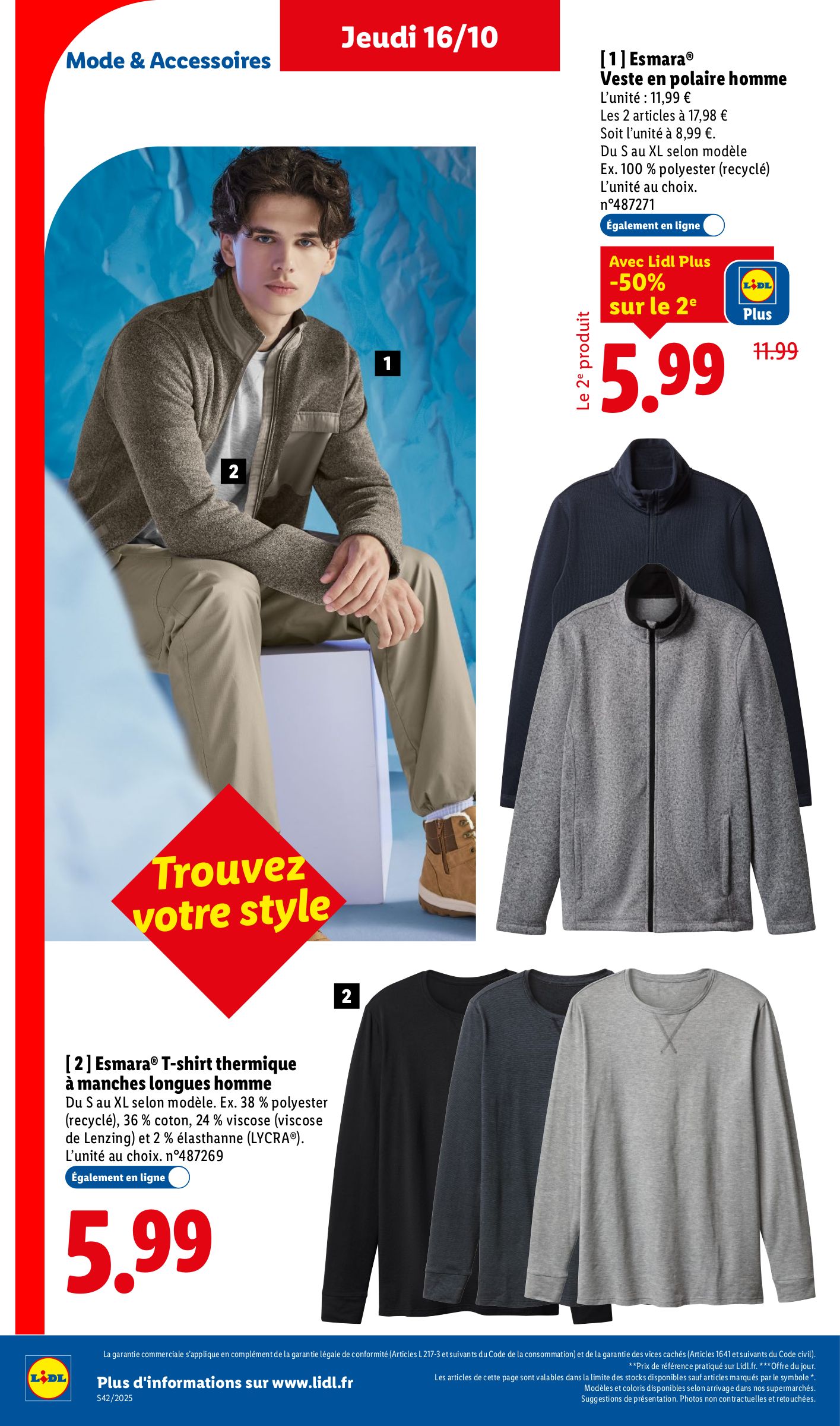 lidl - Catalogue Lidl - Les bonnes affaires de la semaine valable du 16/10 au 20/10 - page: 8 lidl - Catalogue Lidl - Les bonnes affaires de la semaine valable du 16/10 au 20/10 - page: 8