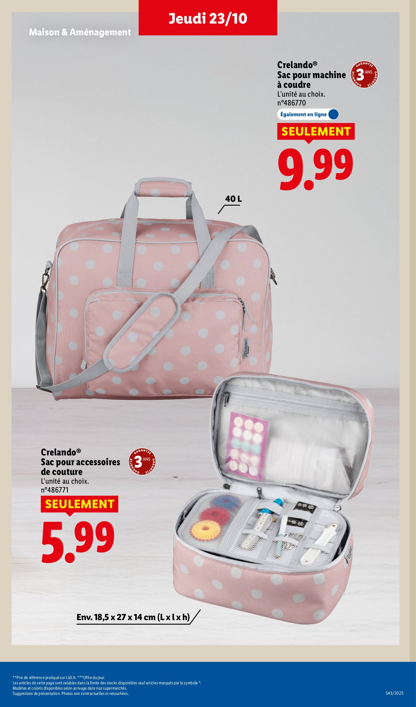 lidl - Catalogue Lidl valable du 23/10 au 29/10 - page: 39 lidl - Catalogue Lidl valable du 23/10 au 29/10 - page: 39