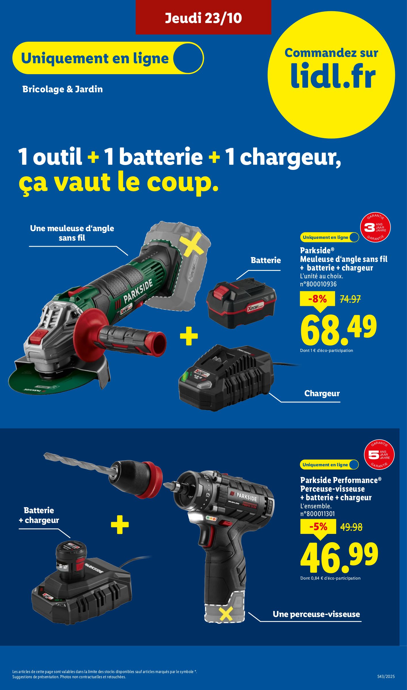 lidl - Catalogue Lidl valable du 23/10 au 29/10 - page: 51 lidl - Catalogue Lidl valable du 23/10 au 29/10 - page: 51
