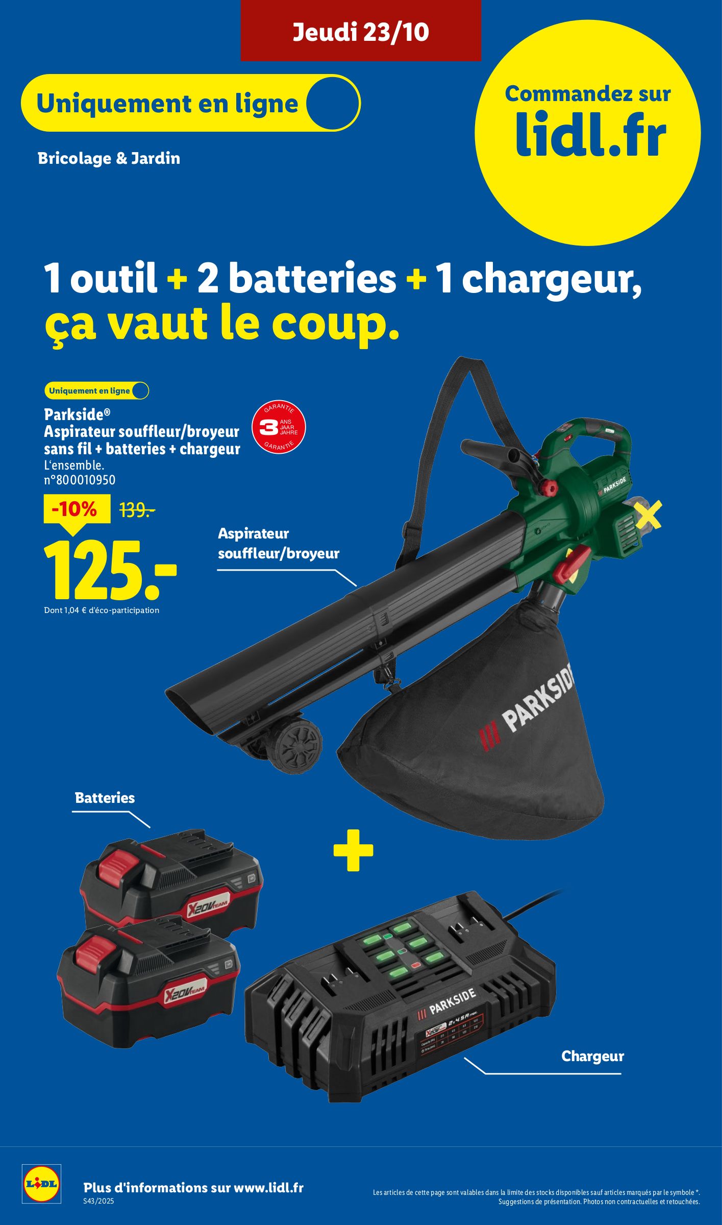 lidl - Catalogue Lidl valable du 23/10 au 29/10 - page: 50 lidl - Catalogue Lidl valable du 23/10 au 29/10 - page: 50