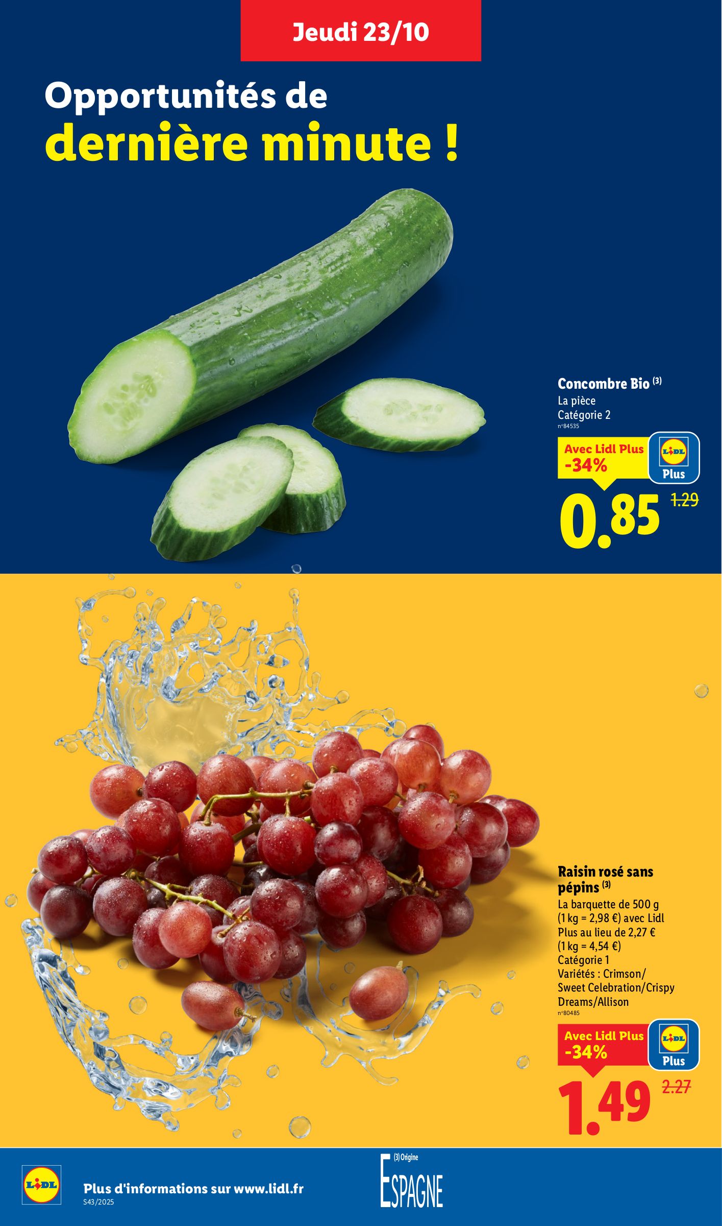 lidl - Catalogue Lidl valable du 23/10 au 29/10 - page: 4 lidl - Catalogue Lidl valable du 23/10 au 29/10 - page: 4