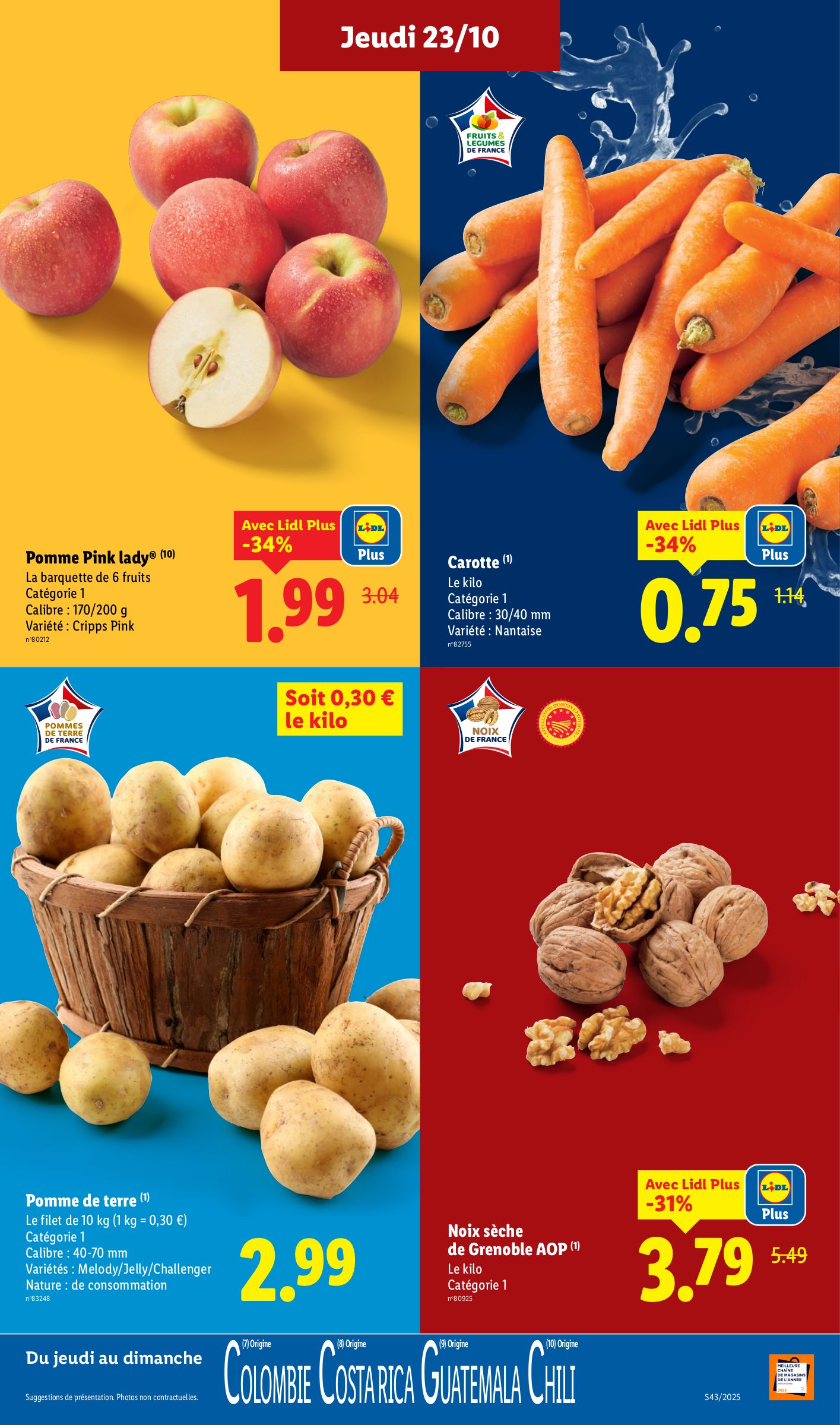 lidl - Catalogue Lidl valable du 23/10 au 29/10 - page: 3 lidl - Catalogue Lidl valable du 23/10 au 29/10 - page: 3