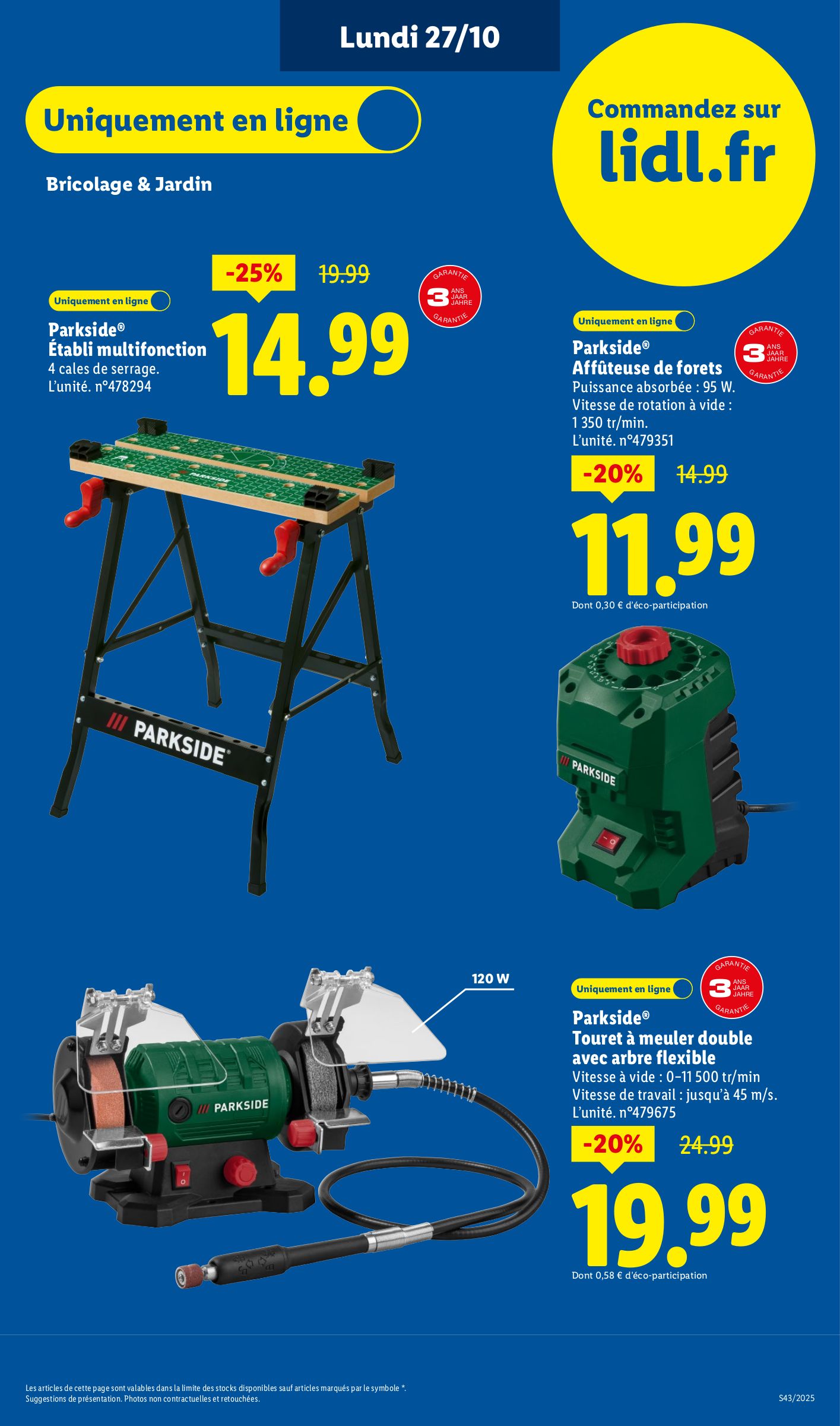 lidl - Catalogue Lidl valable du 23/10 au 29/10 - page: 75 lidl - Catalogue Lidl valable du 23/10 au 29/10 - page: 75