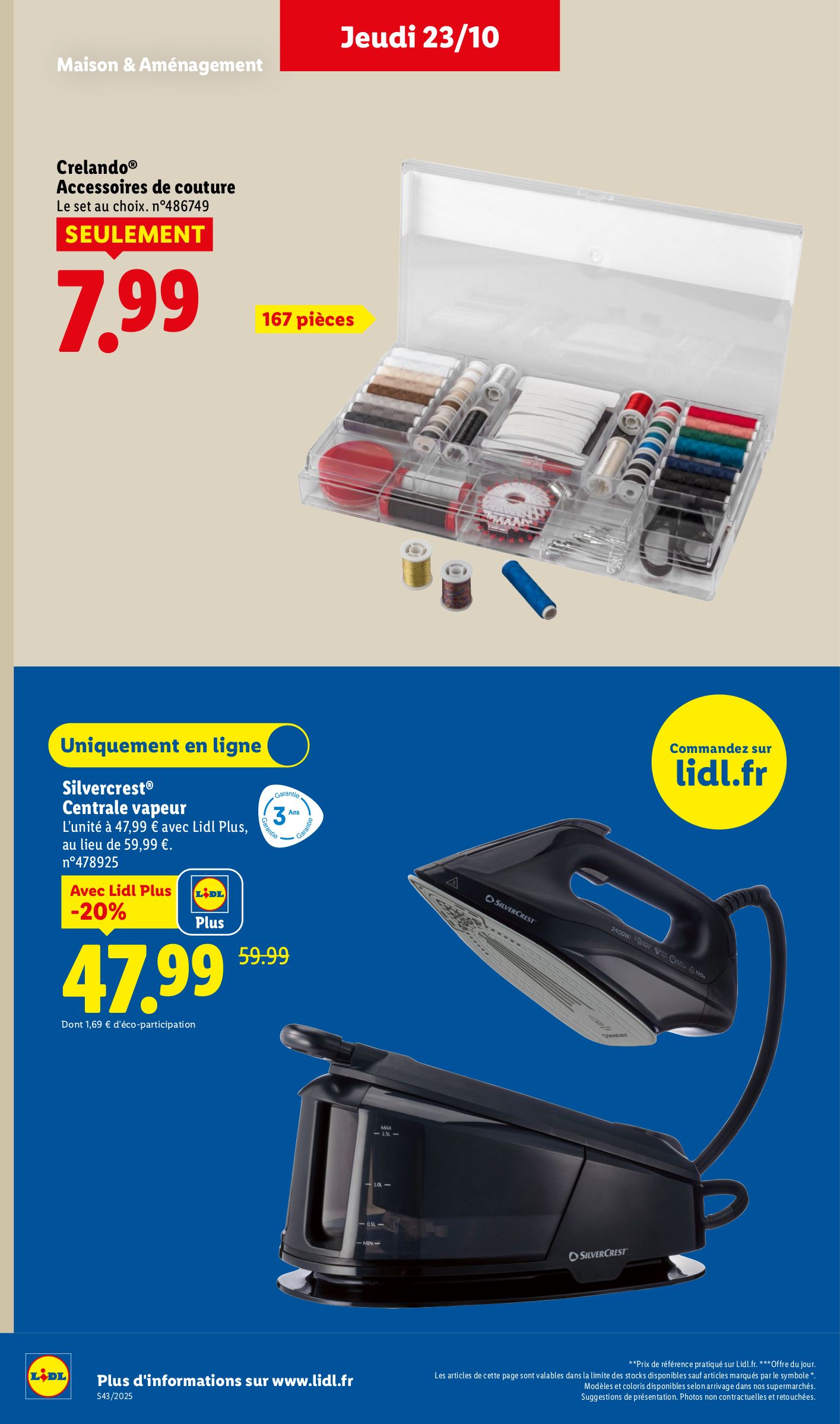 lidl - Catalogue Lidl valable du 23/10 au 29/10 - page: 40 lidl - Catalogue Lidl valable du 23/10 au 29/10 - page: 40