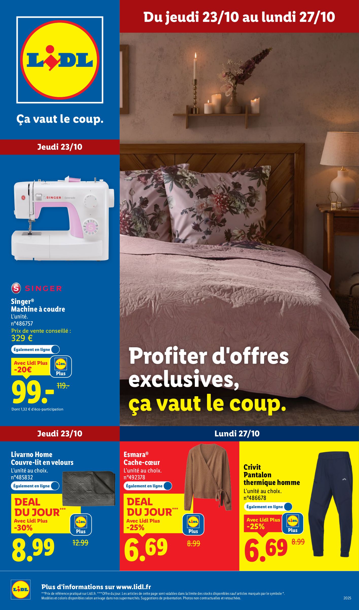 lidl - Catalogue Lidl - Les bonnes affaires de la semaine valable du 23/10 au 27/10