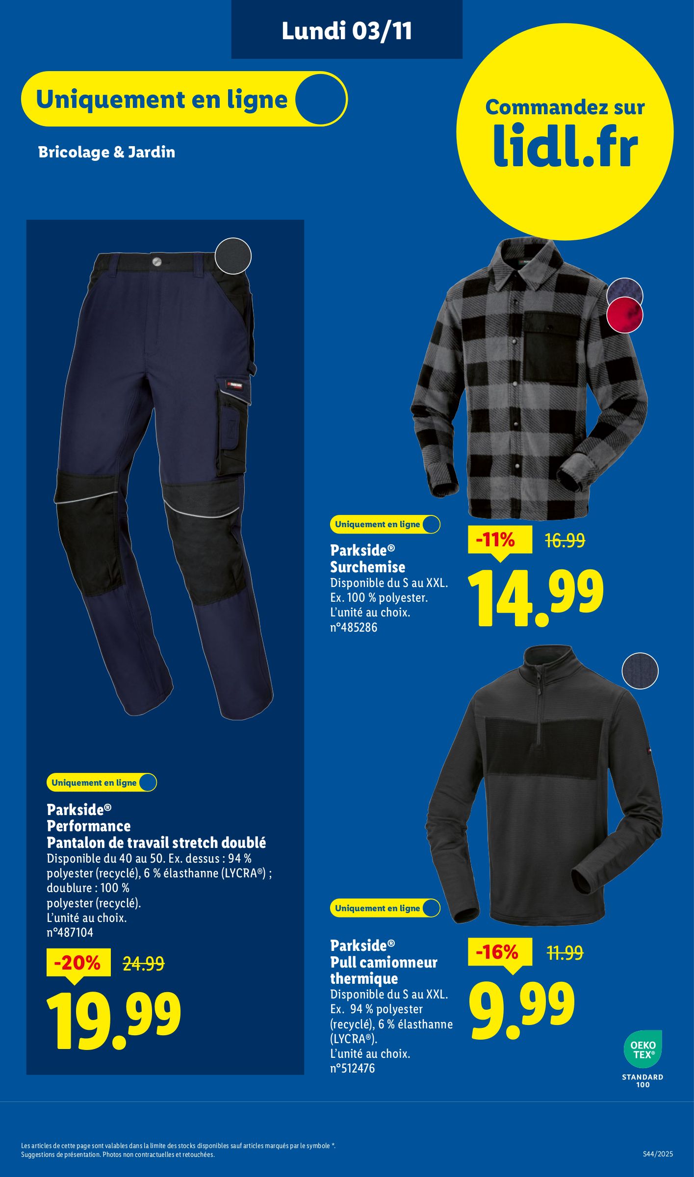 lidl - Catalogue Lidl valable du 30/10 au 05/11 - page: 75 lidl - Catalogue Lidl valable du 30/10 au 05/11 - page: 75