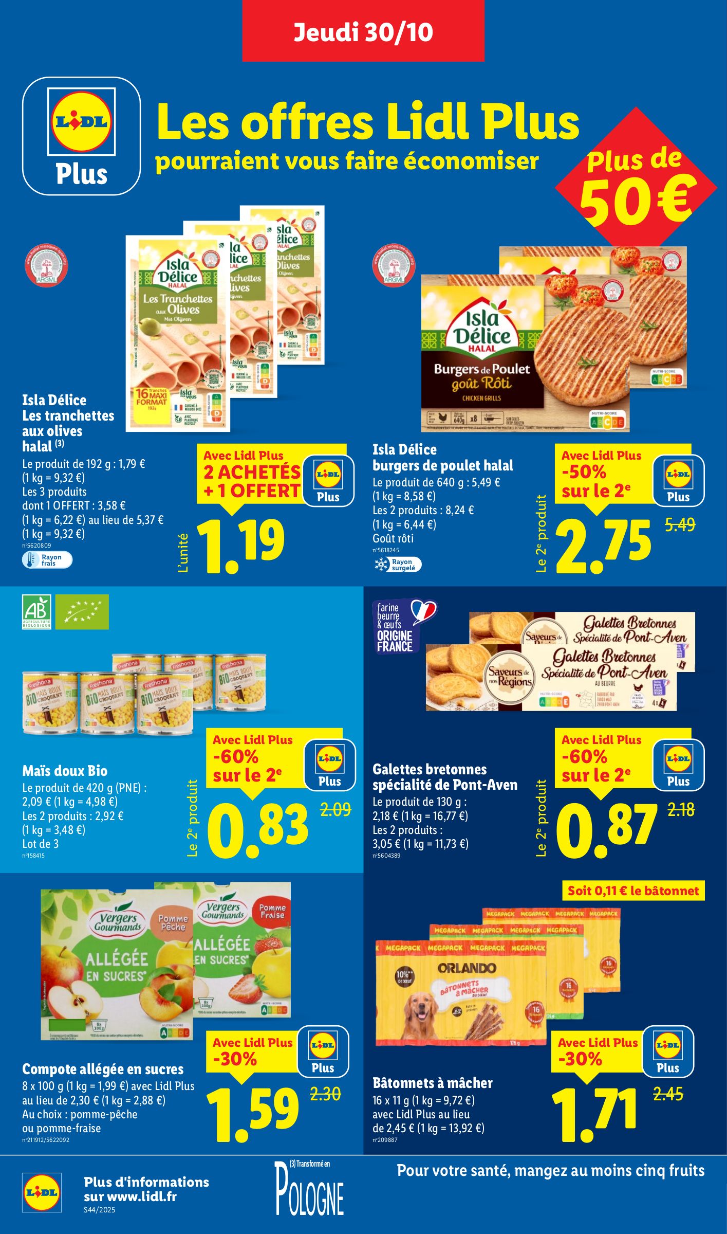 lidl - Catalogue Lidl valable du 30/10 au 05/11 - page: 8 lidl - Catalogue Lidl valable du 30/10 au 05/11 - page: 8