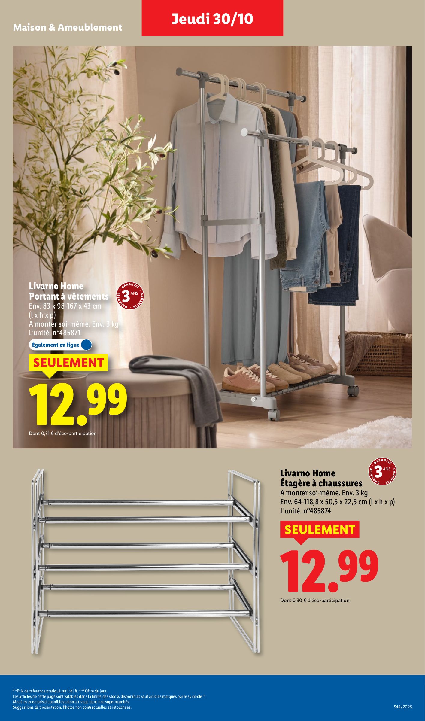 lidl - Catalogue Lidl valable du 30/10 au 05/11 - page: 47 lidl - Catalogue Lidl valable du 30/10 au 05/11 - page: 47