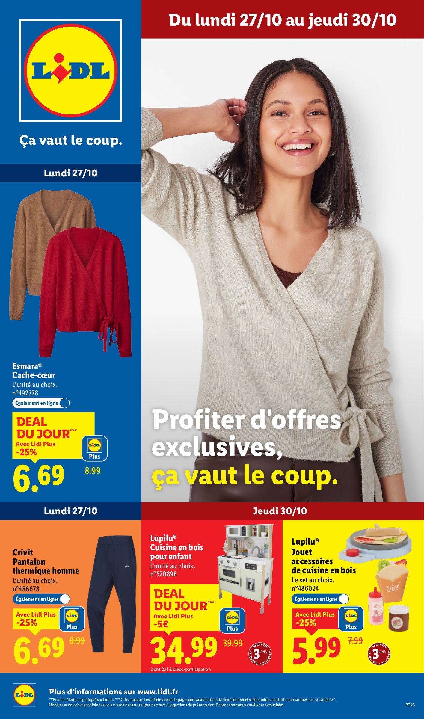 lidl - Catalogue Lidl - Les bonnes affaires de la semaine valable du 27/10 au 30/10