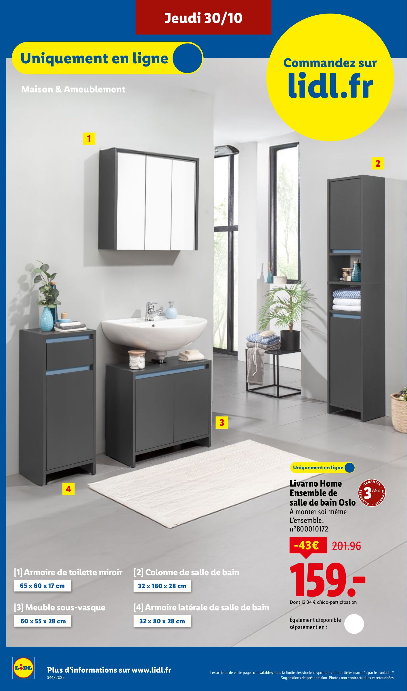 lidl - Catalogue Lidl - Les bonnes affaires Exclu Web valable du 27/10 au 30/10 - page: 13