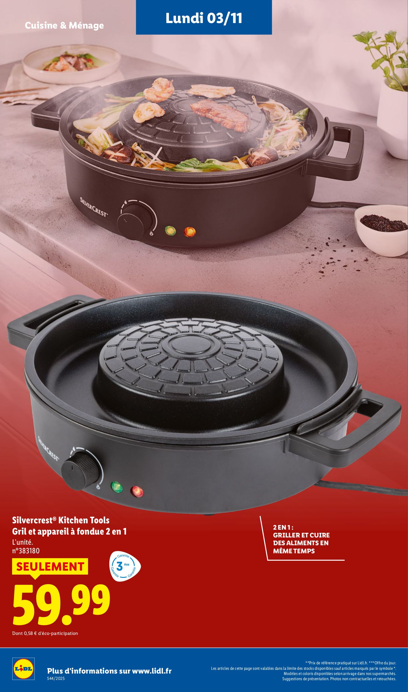 lidl - Catalogue Lidl - Les bonnes affaires de la semaine valable du 30/10 au 03/11 - page: 32