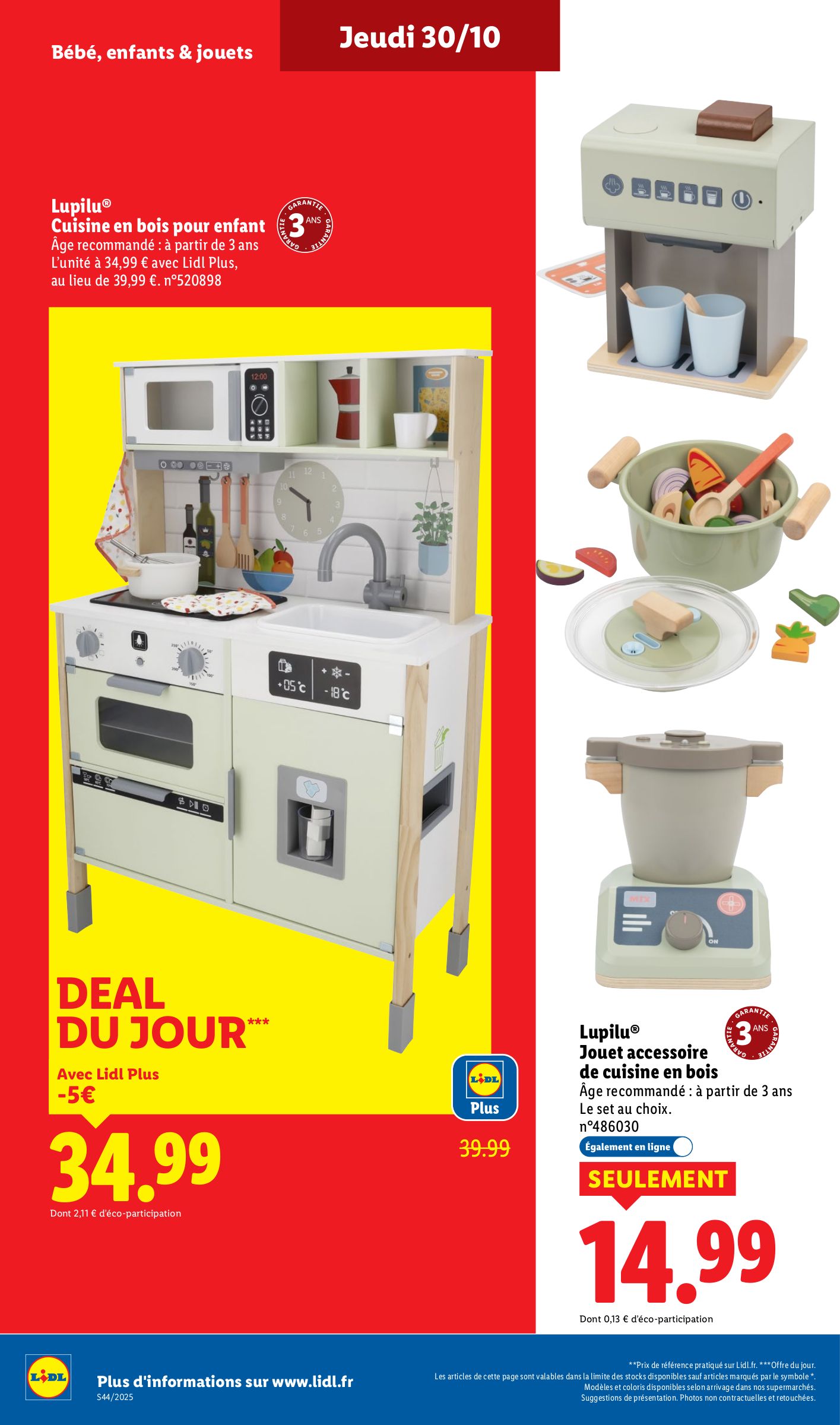 lidl - Catalogue Lidl - Les bonnes affaires de la semaine valable du 30/10 au 03/11 - page: 4