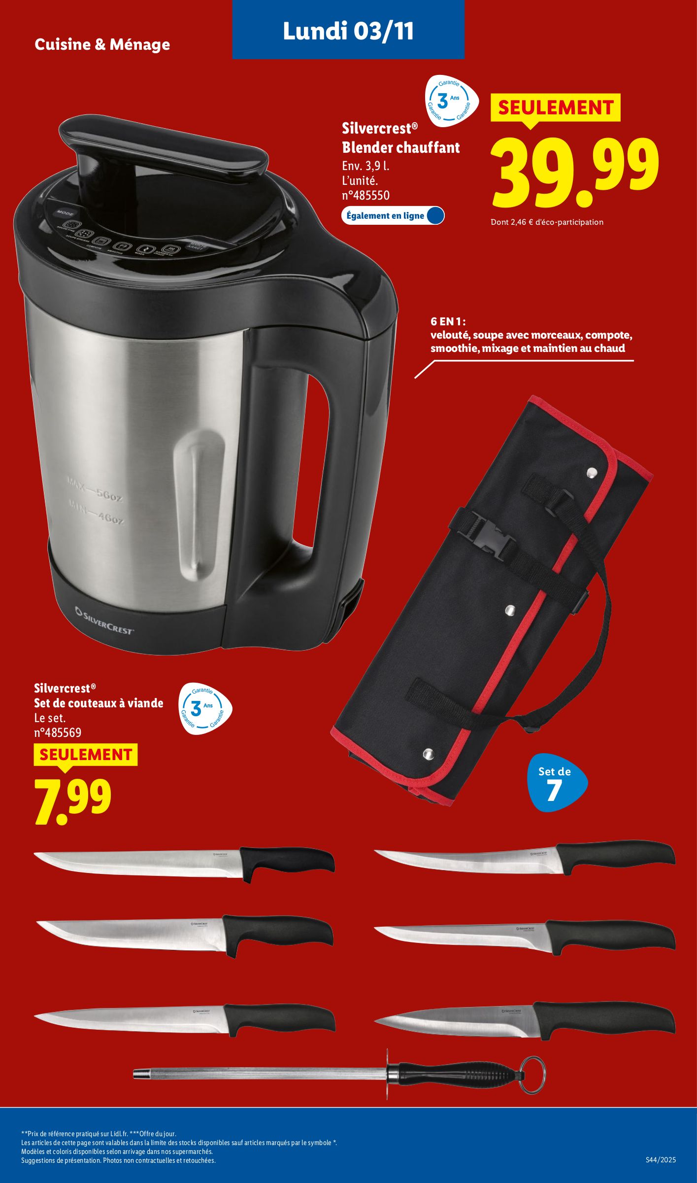 lidl - Catalogue Lidl - Les bonnes affaires de la semaine valable du 30/10 au 03/11 - page: 25