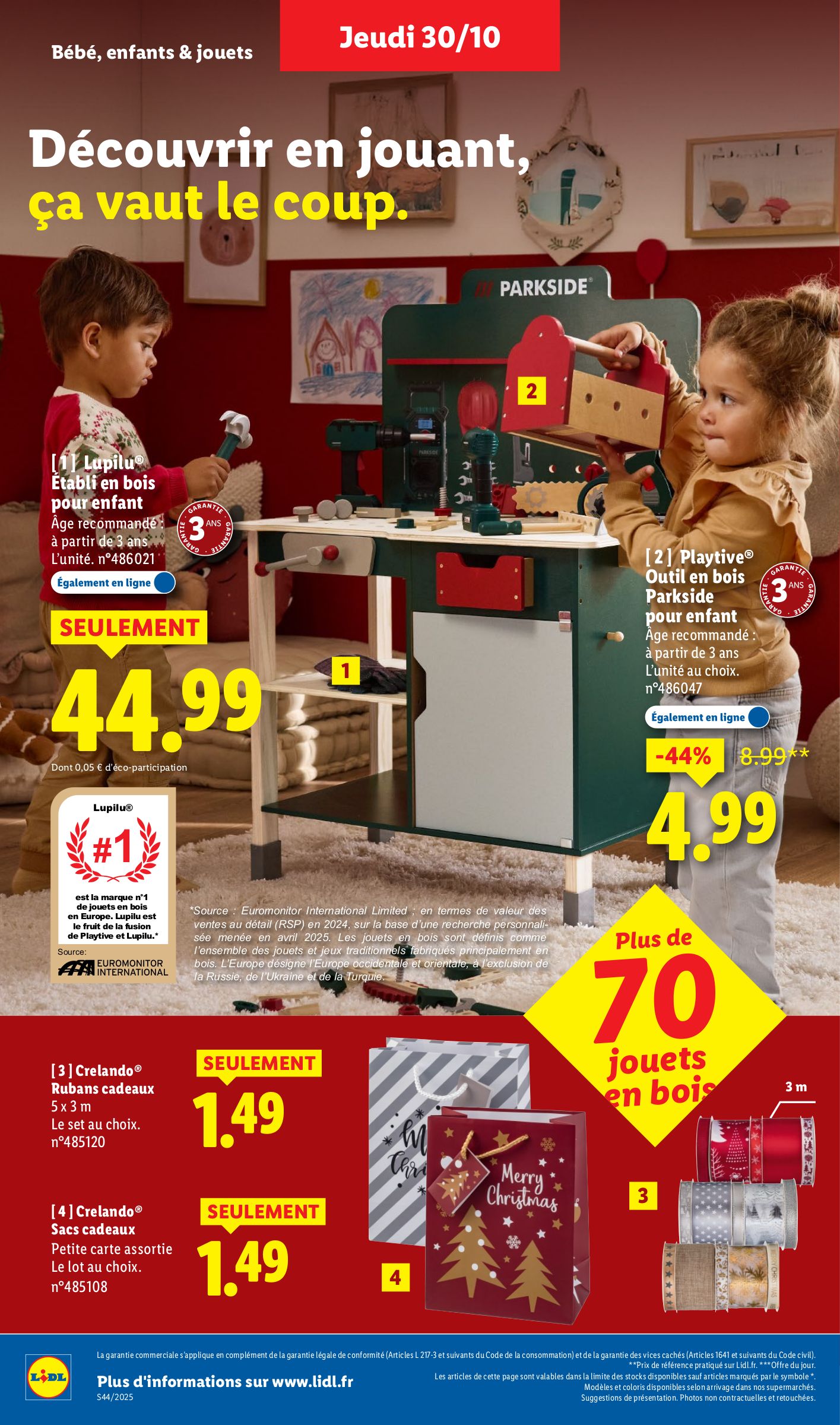 lidl - Catalogue Lidl - Les bonnes affaires de la semaine valable du 30/10 au 03/11 - page: 2