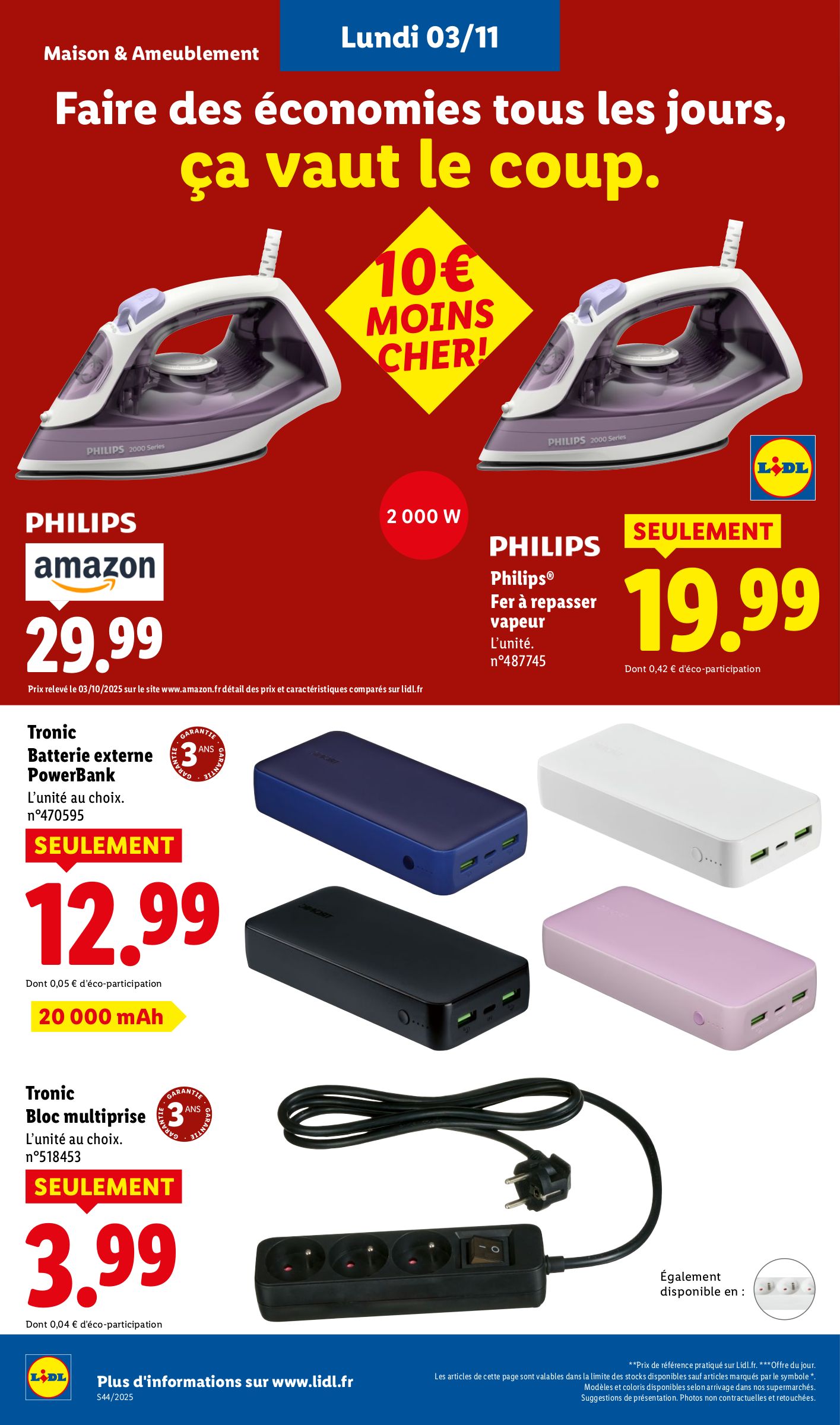lidl - Catalogue Lidl - Les bonnes affaires de la semaine valable du 30/10 au 03/11 - page: 16