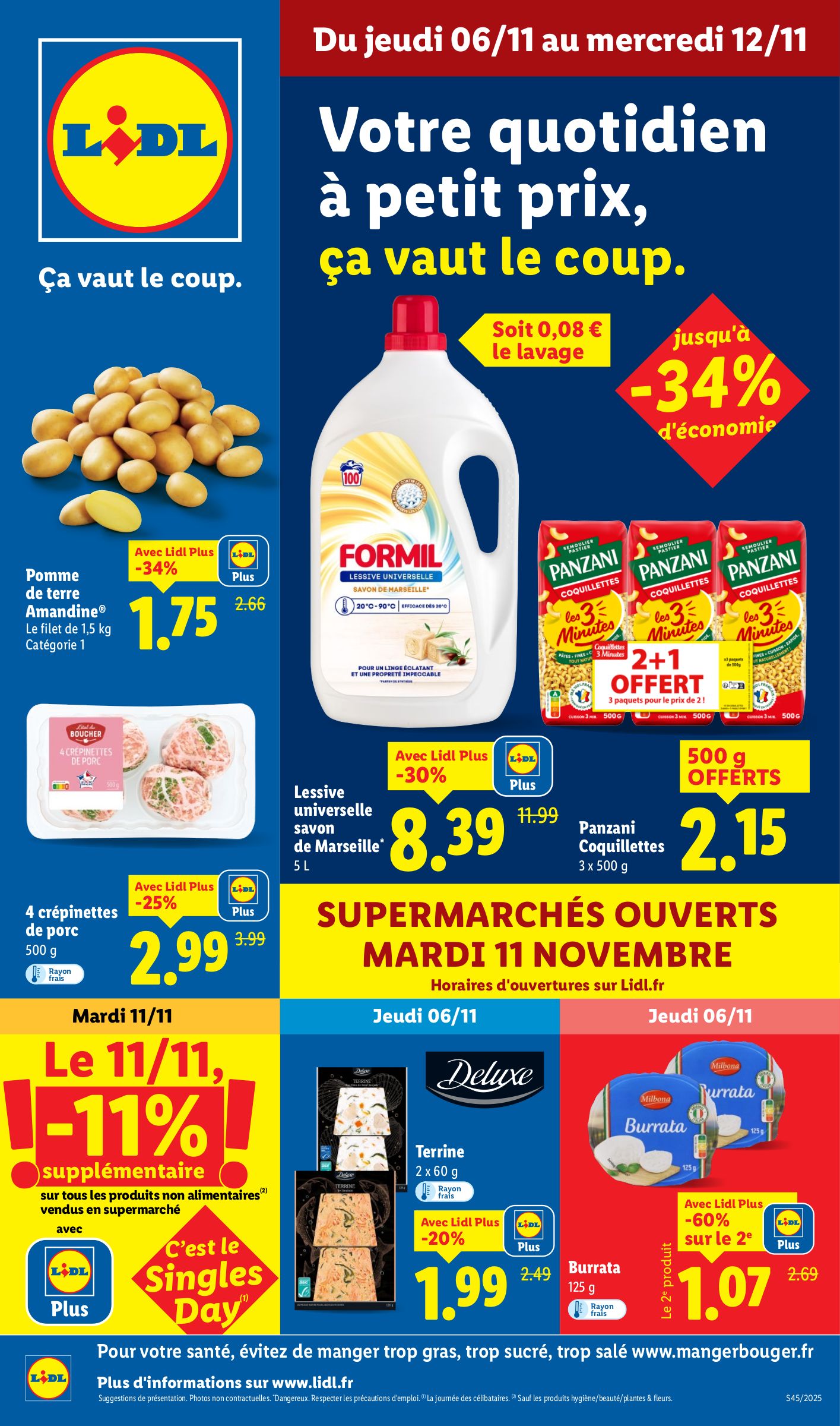 lidl - Catalogue Lidl valable du 06/11 au 12/11 - page: 1 lidl - Catalogue Lidl valable du 06/11 au 12/11 - page: 1