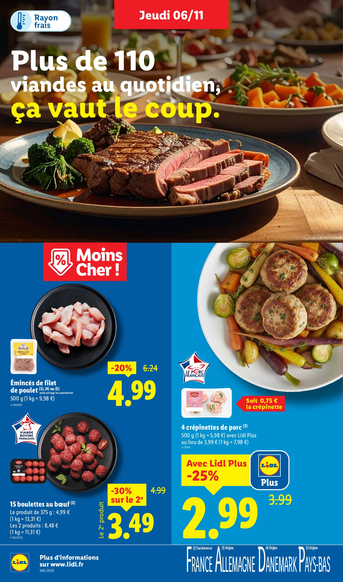 lidl - Catalogue Lidl valable du 06/11 au 12/11 - page: 8 lidl - Catalogue Lidl valable du 06/11 au 12/11 - page: 8
