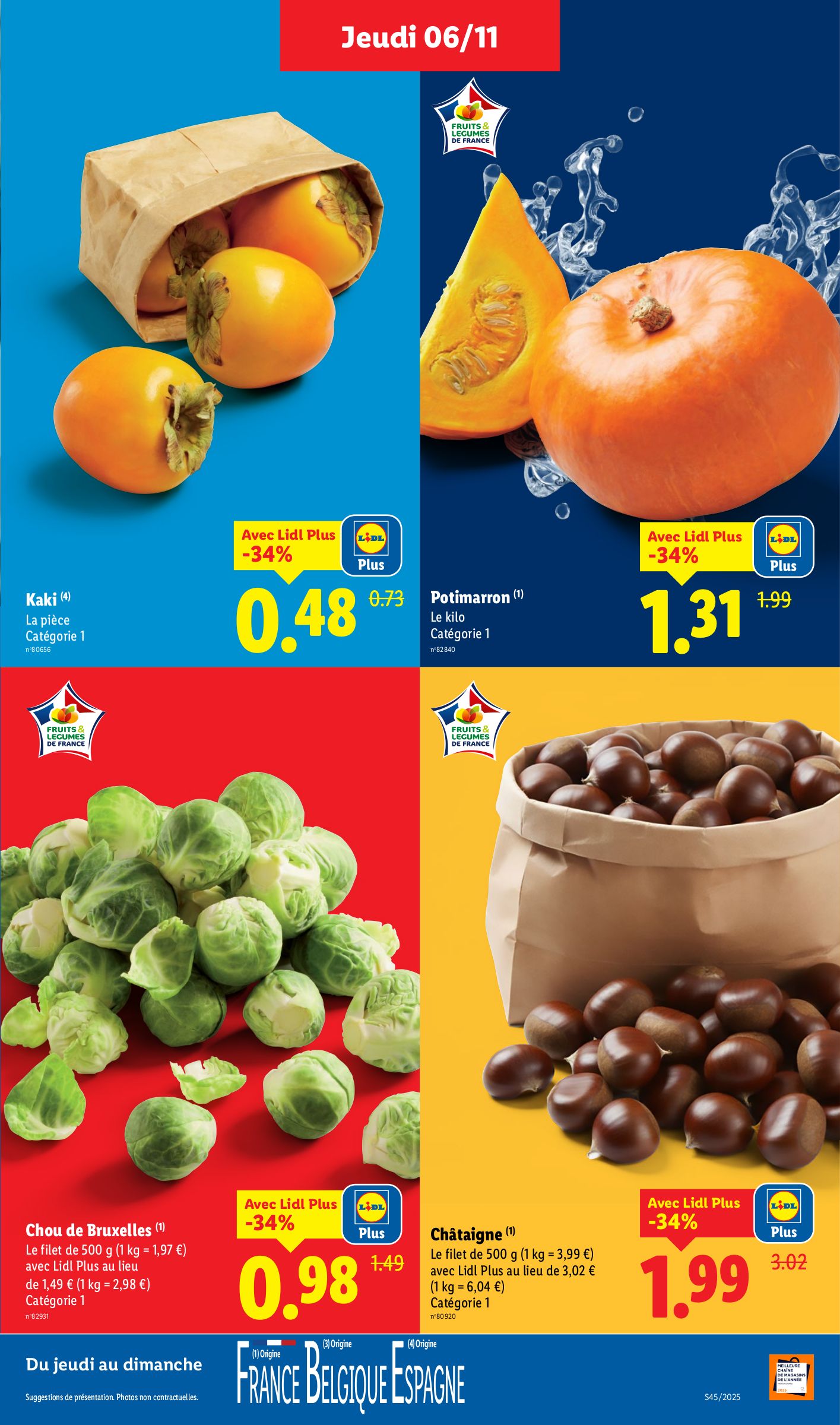 lidl - Catalogue Lidl valable du 06/11 au 12/11 - page: 3 lidl - Catalogue Lidl valable du 06/11 au 12/11 - page: 3