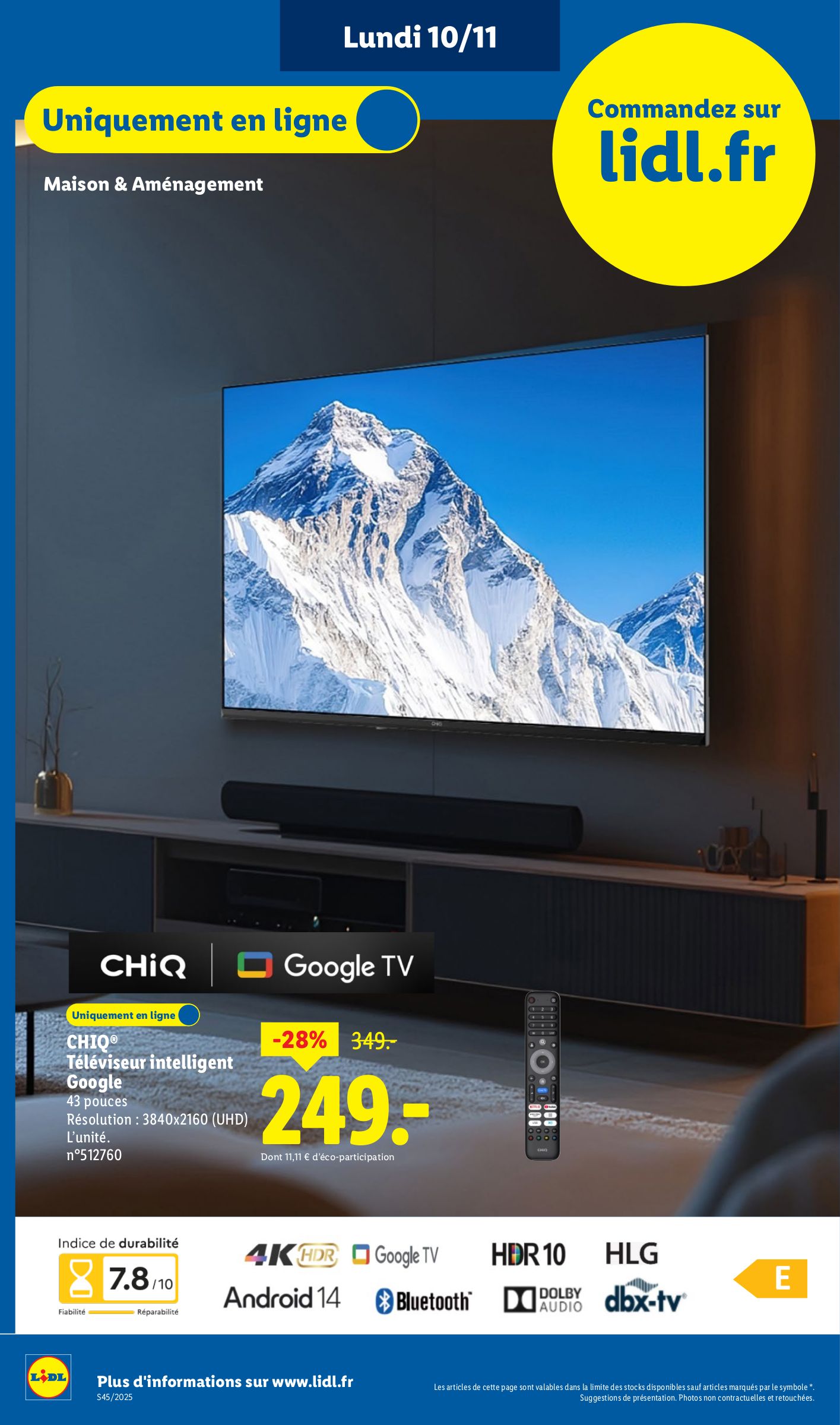 lidl - Catalogue Lidl valable du 06/11 au 12/11 - page: 86 lidl - Catalogue Lidl valable du 06/11 au 12/11 - page: 86