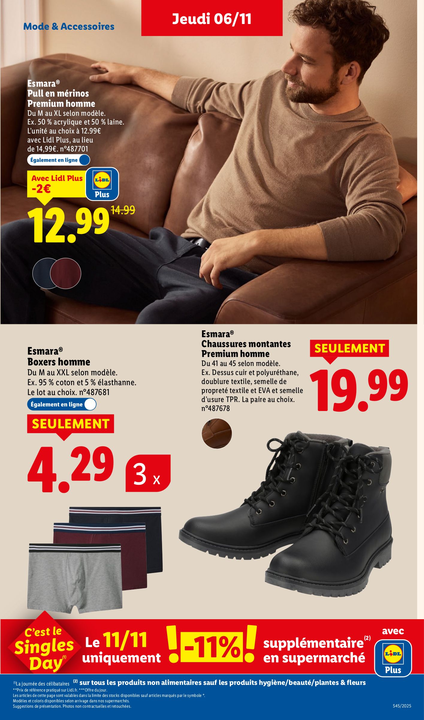 lidl - Catalogue Lidl valable du 06/11 au 12/11 - page: 55 lidl - Catalogue Lidl valable du 06/11 au 12/11 - page: 55