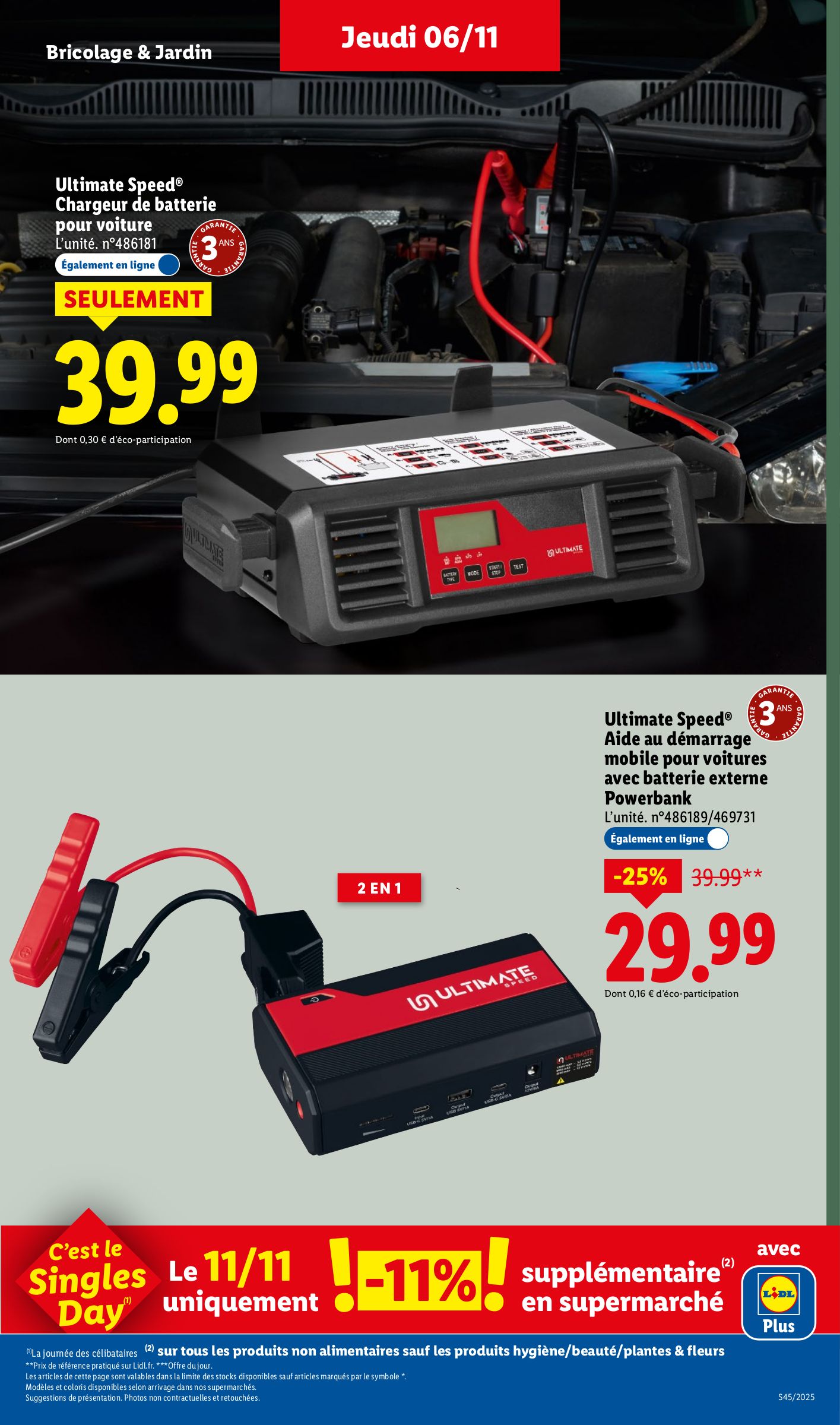 lidl - Catalogue Lidl - Les bonnes affaires de la semaine valable du 03/11 au 06/11 - page: 25