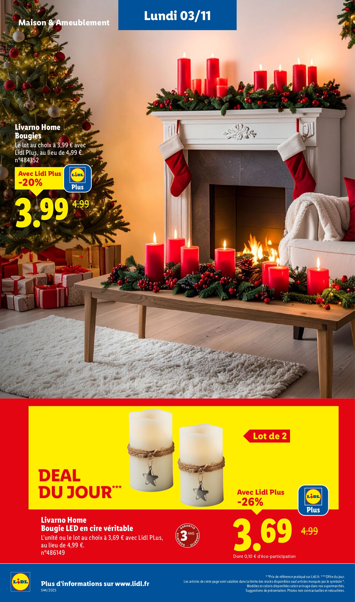 lidl - Catalogue Lidl - Les bonnes affaires de la semaine valable du 03/11 au 06/11 - page: 4