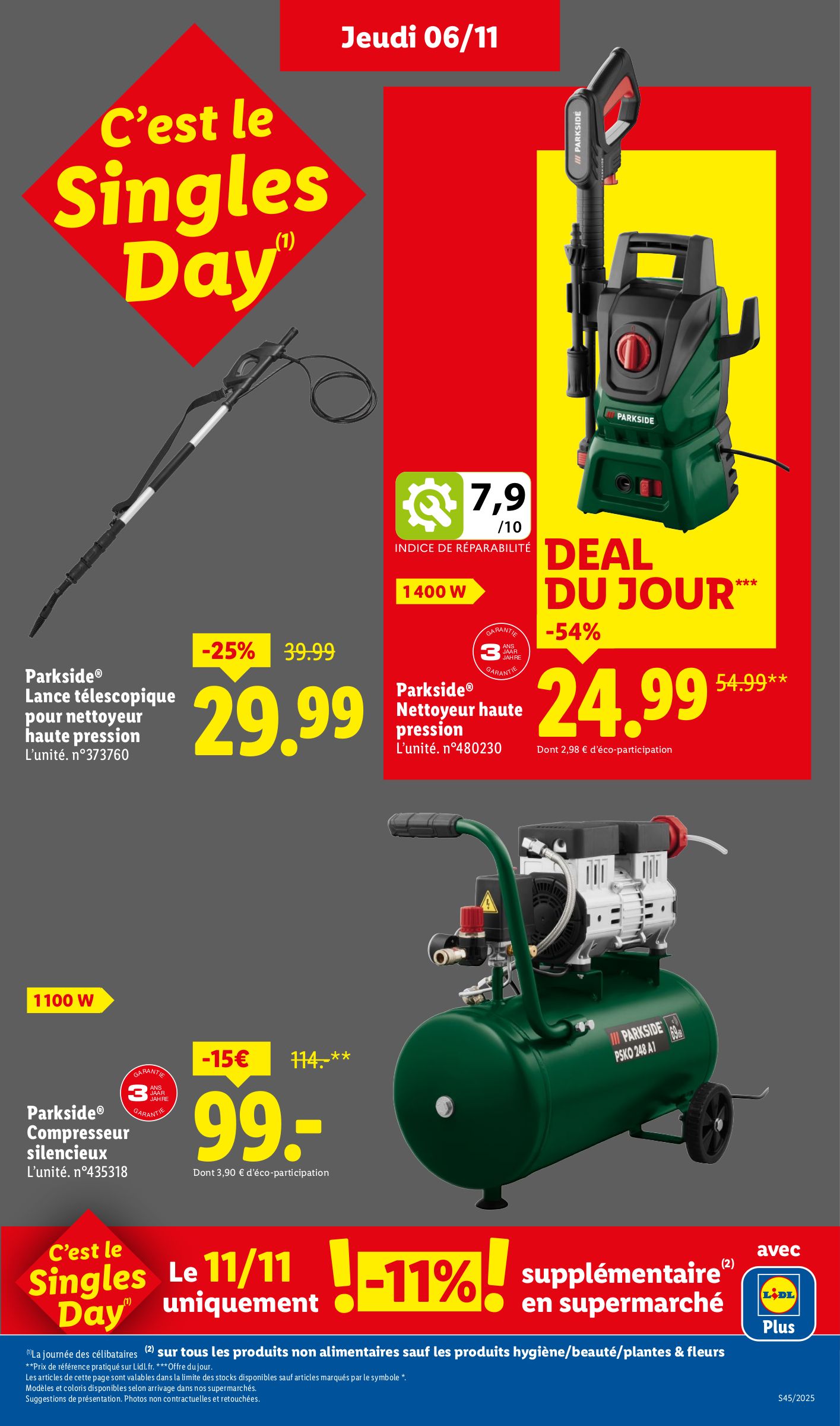 lidl - Catalogue Lidl - Les bonnes affaires de la semaine valable du 03/11 au 06/11 - page: 21