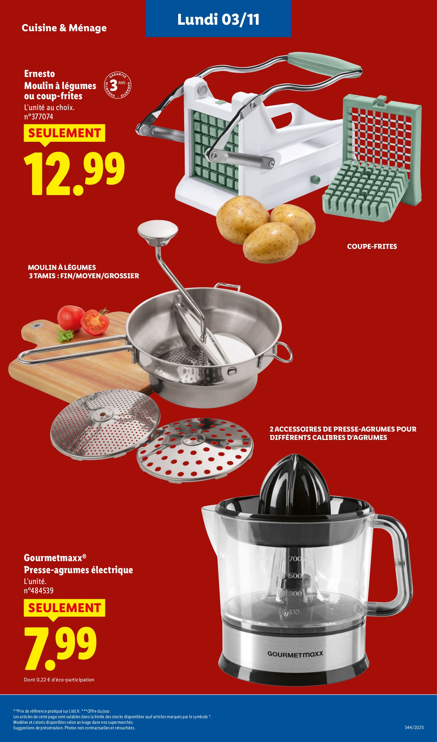 lidl - Catalogue Lidl - Les bonnes affaires de la semaine valable du 03/11 au 06/11 - page: 19