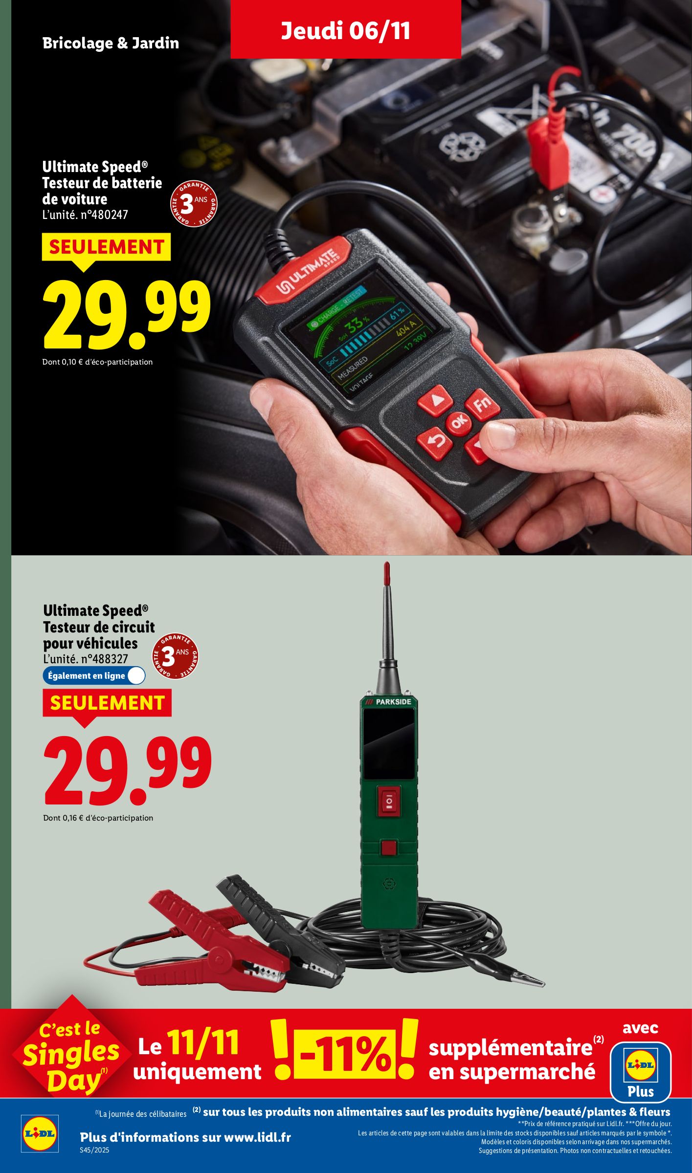 lidl - Catalogue Lidl - Les bonnes affaires de la semaine valable du 06/11 au 10/11 - page: 6