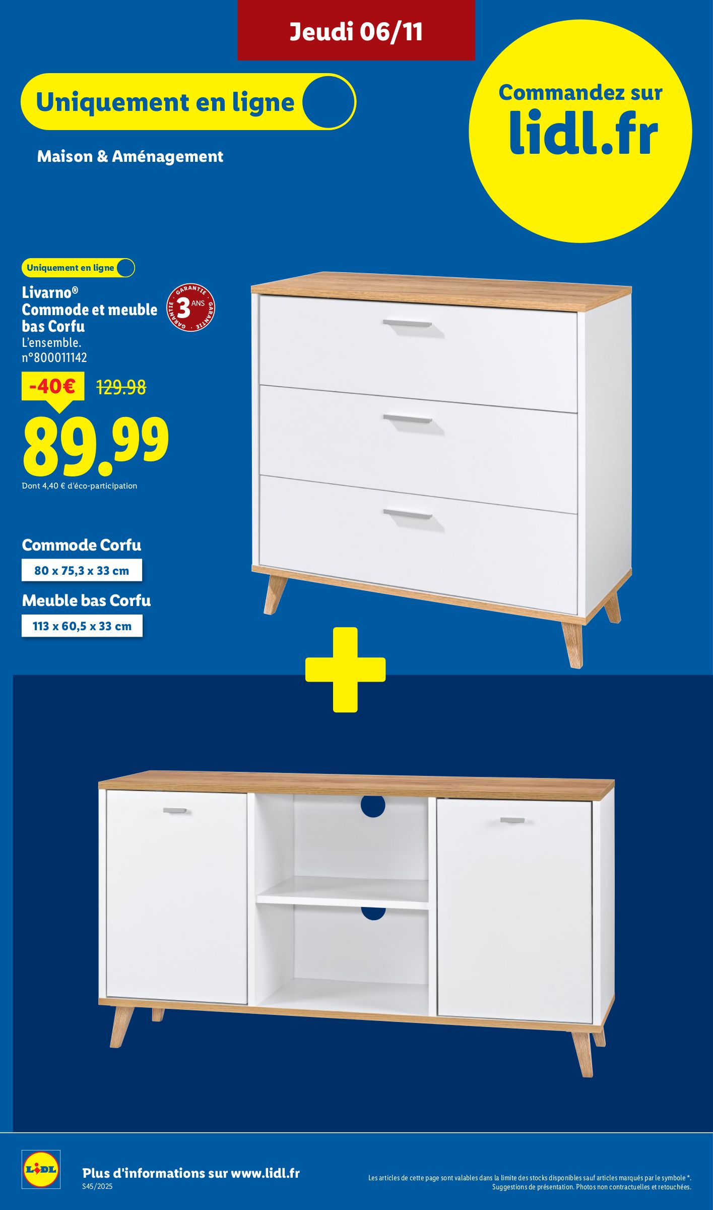 lidl - Catalogue Lidl - Exclu Web valable du 03/11 au 06/11 - page: 12
