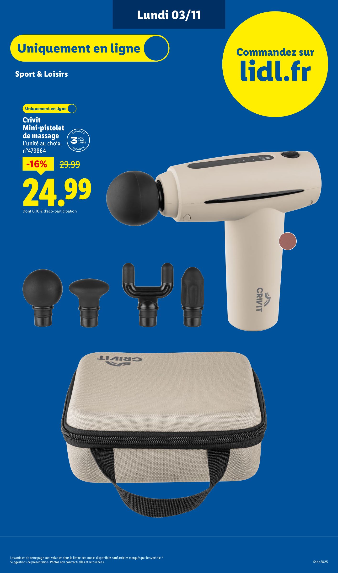 lidl - Catalogue Lidl - Exclu Web valable du 03/11 au 06/11 - page: 7