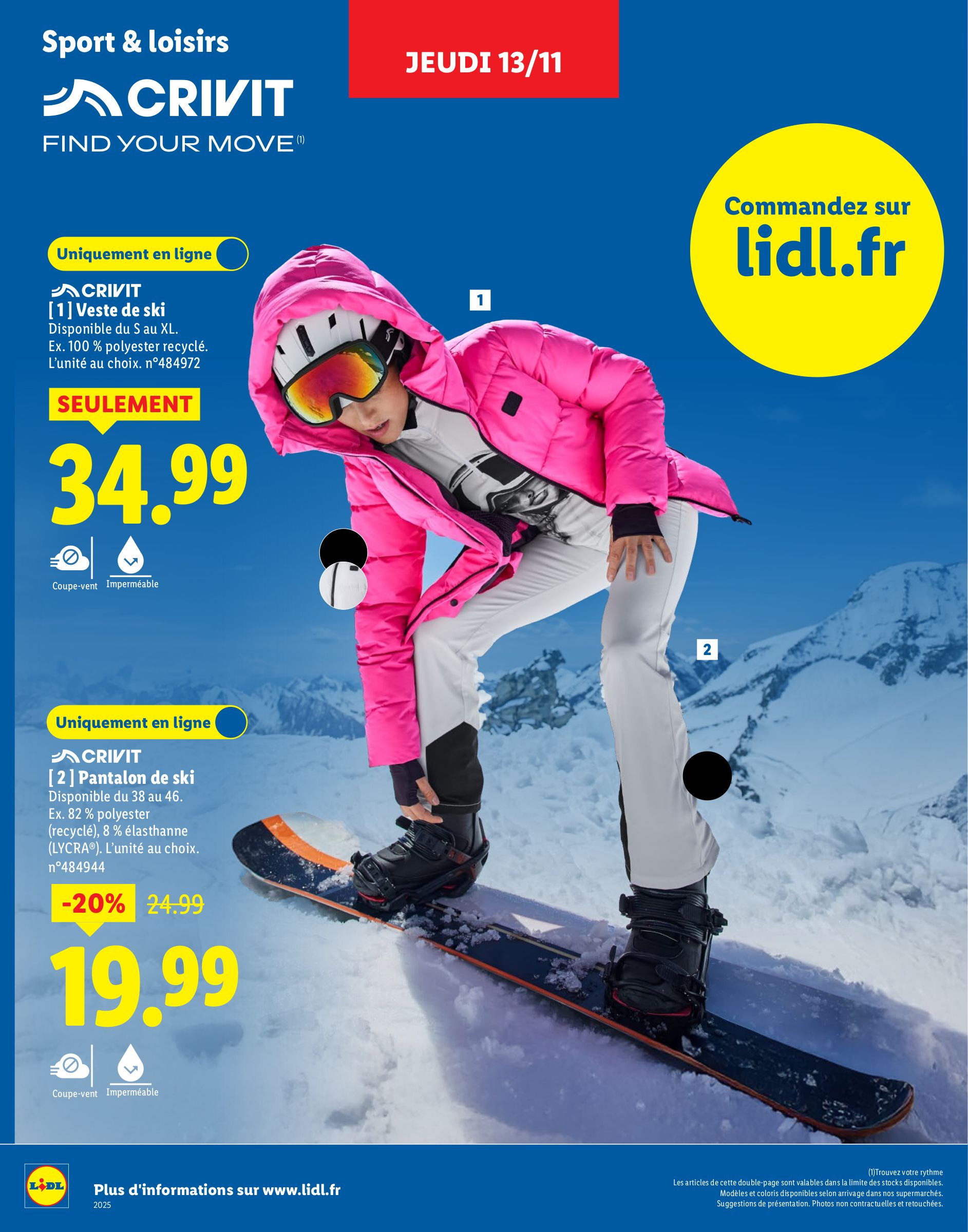 lidl - Catalogue Lidl - Catalogue sport et loisirs valable du 13/11 au 30/11 - page: 8